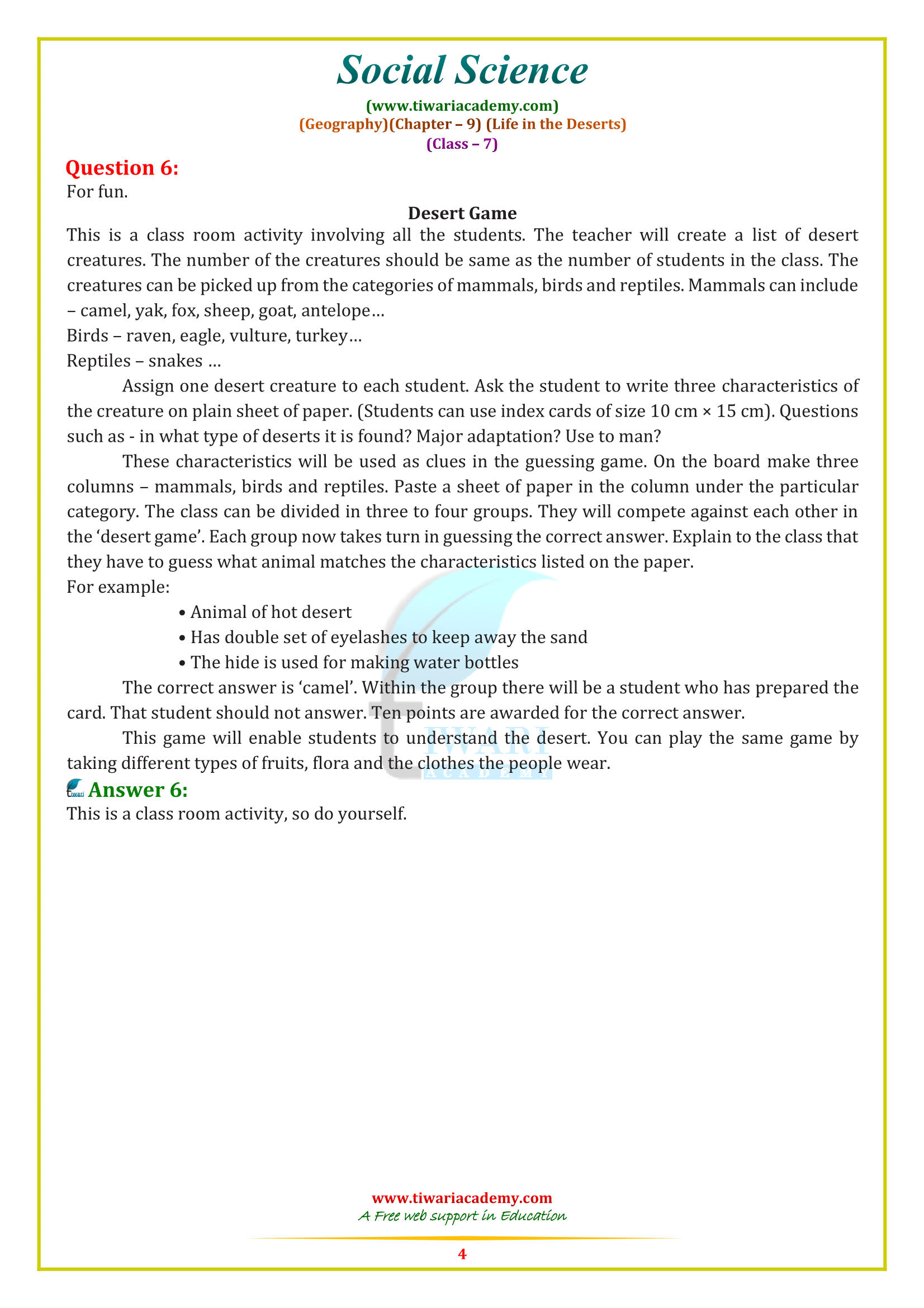 7th geography solutions chapter 9