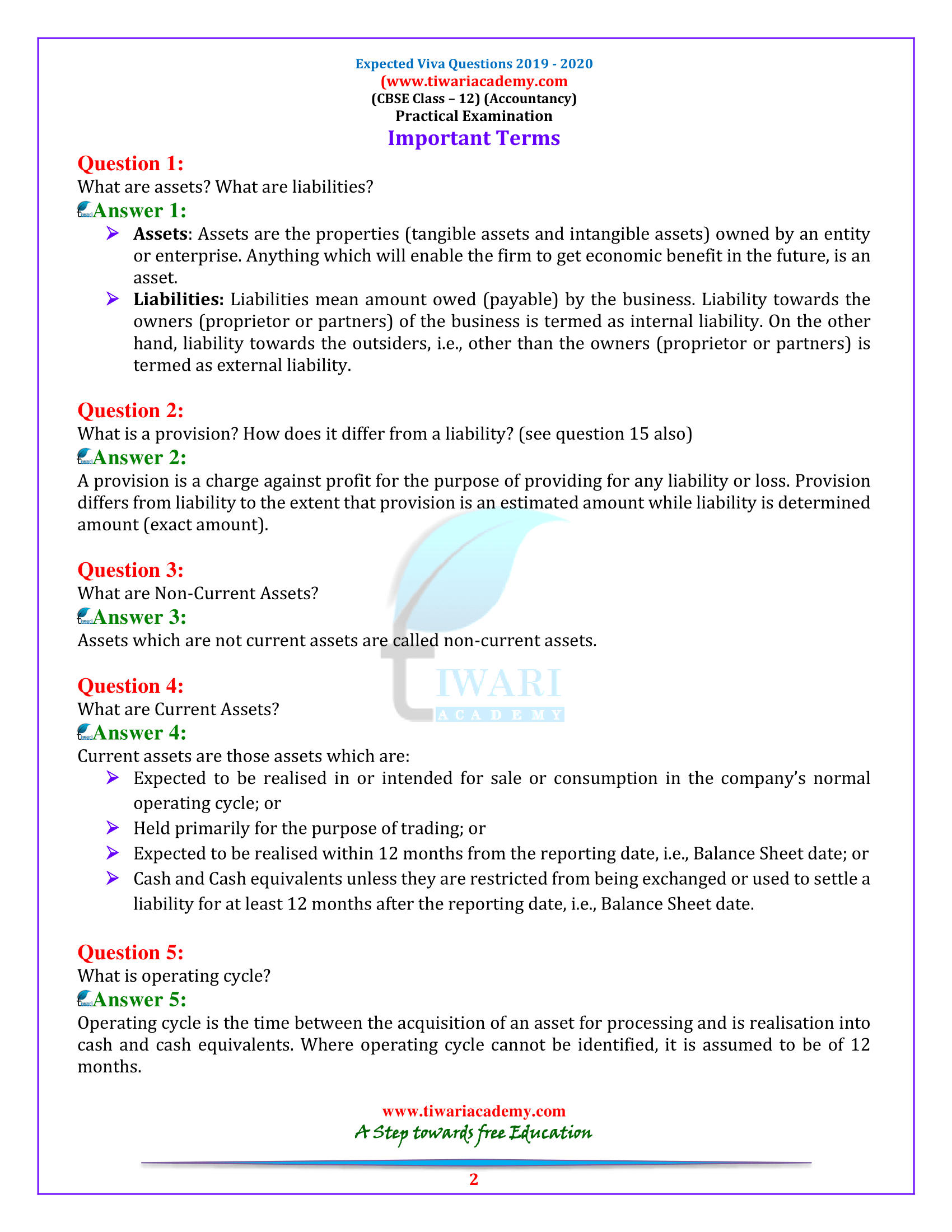 Class 12 accounts practical questions