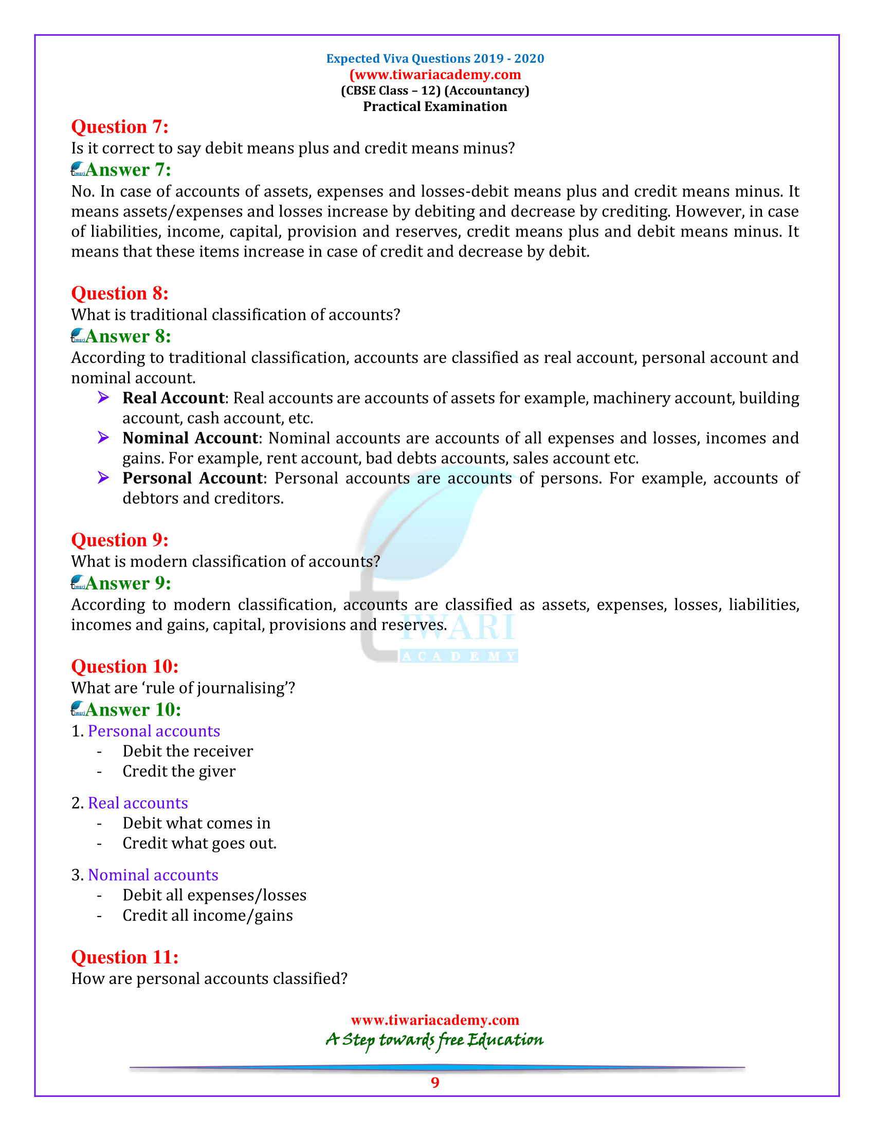 Journal Entry questions for class 12 Accounts