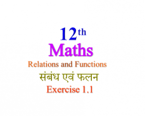 NCERT solutions for Class 12 Maths Chapter 1 Exercise 1.1