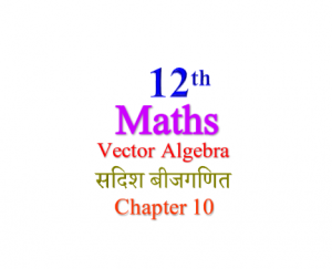 NCERT solutions for Class 12 Maths Chapter 10