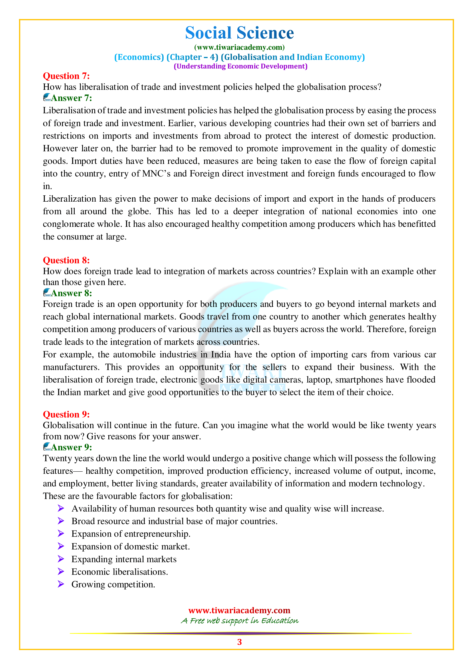 NCERT Solutions for Class 10 Economics Chapter 4 in PDF