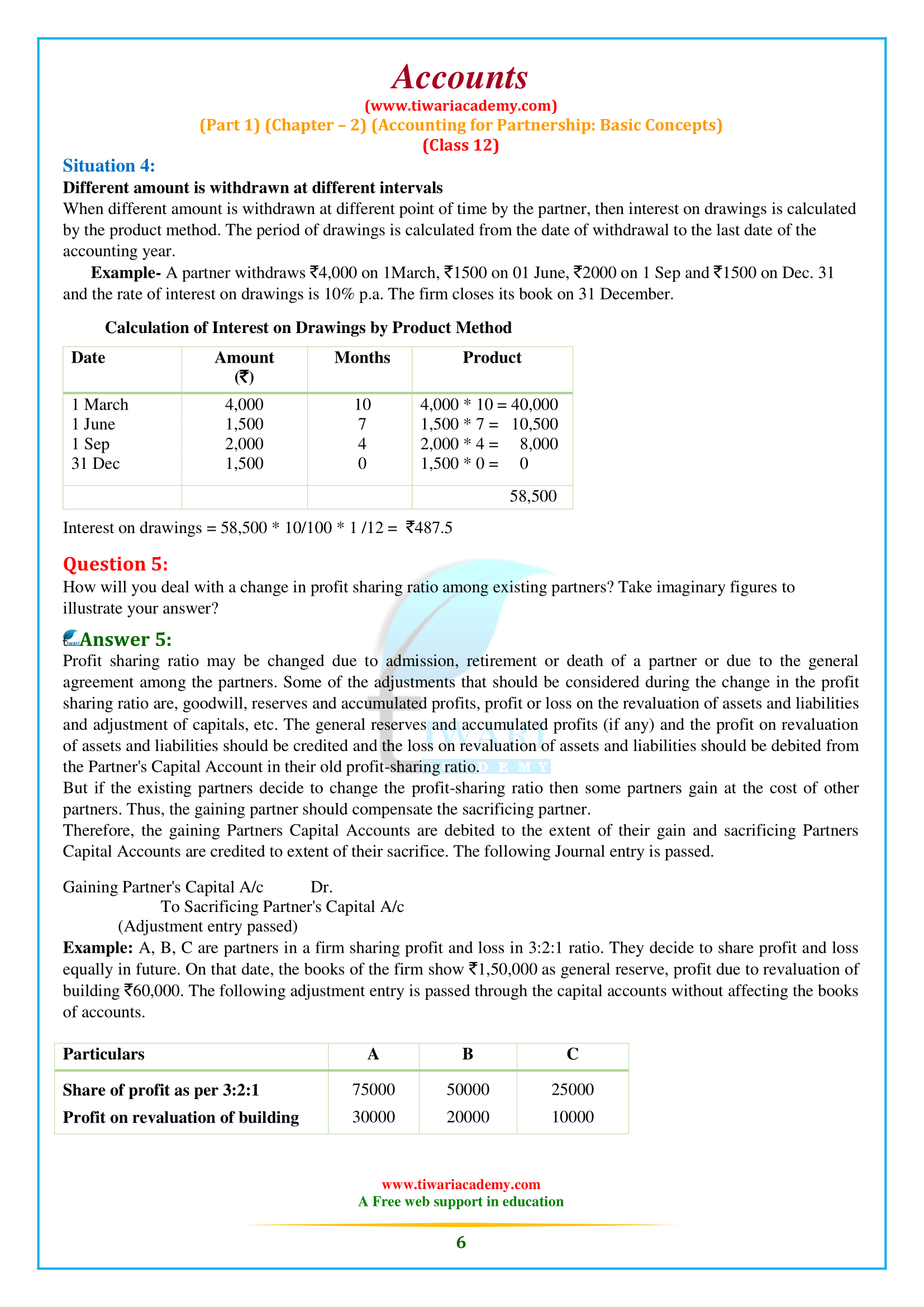 Accounting for Partnership Basic Concepts