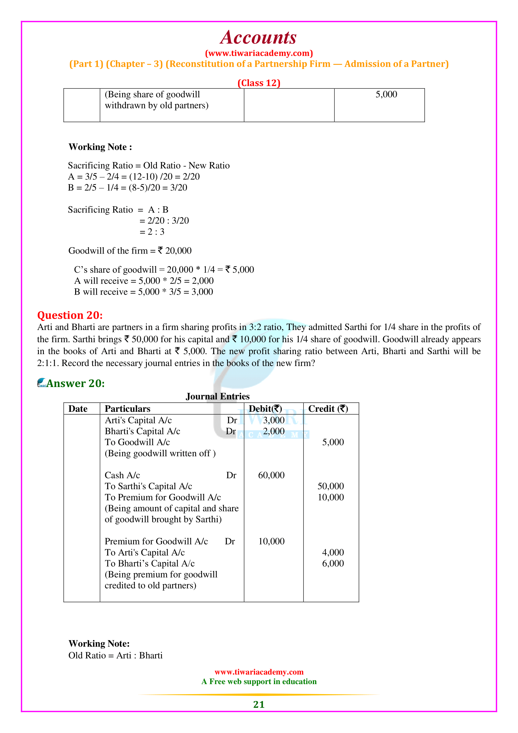 12th Accounts Chapter 3