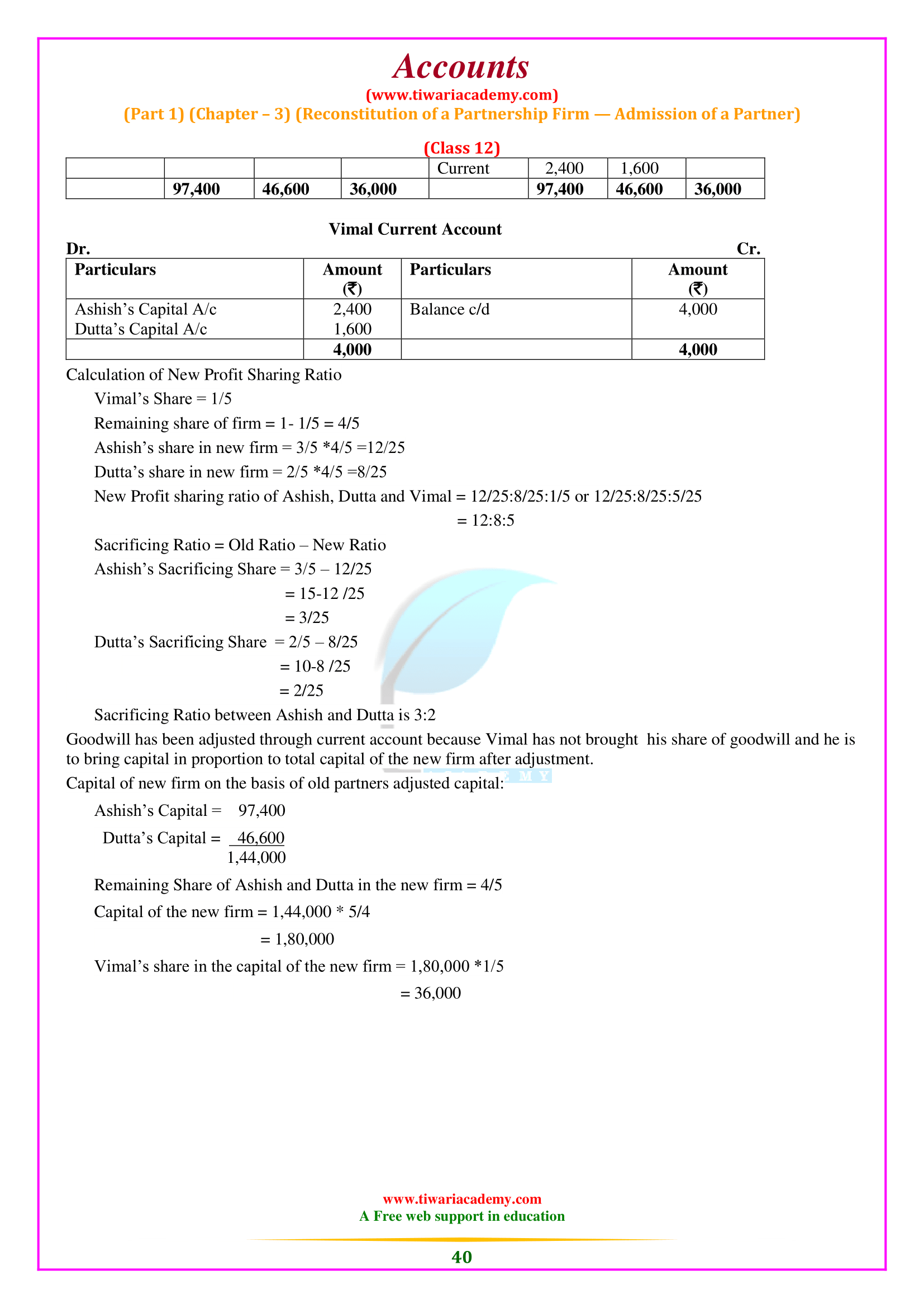 Class 12 Accounts Chapter 3