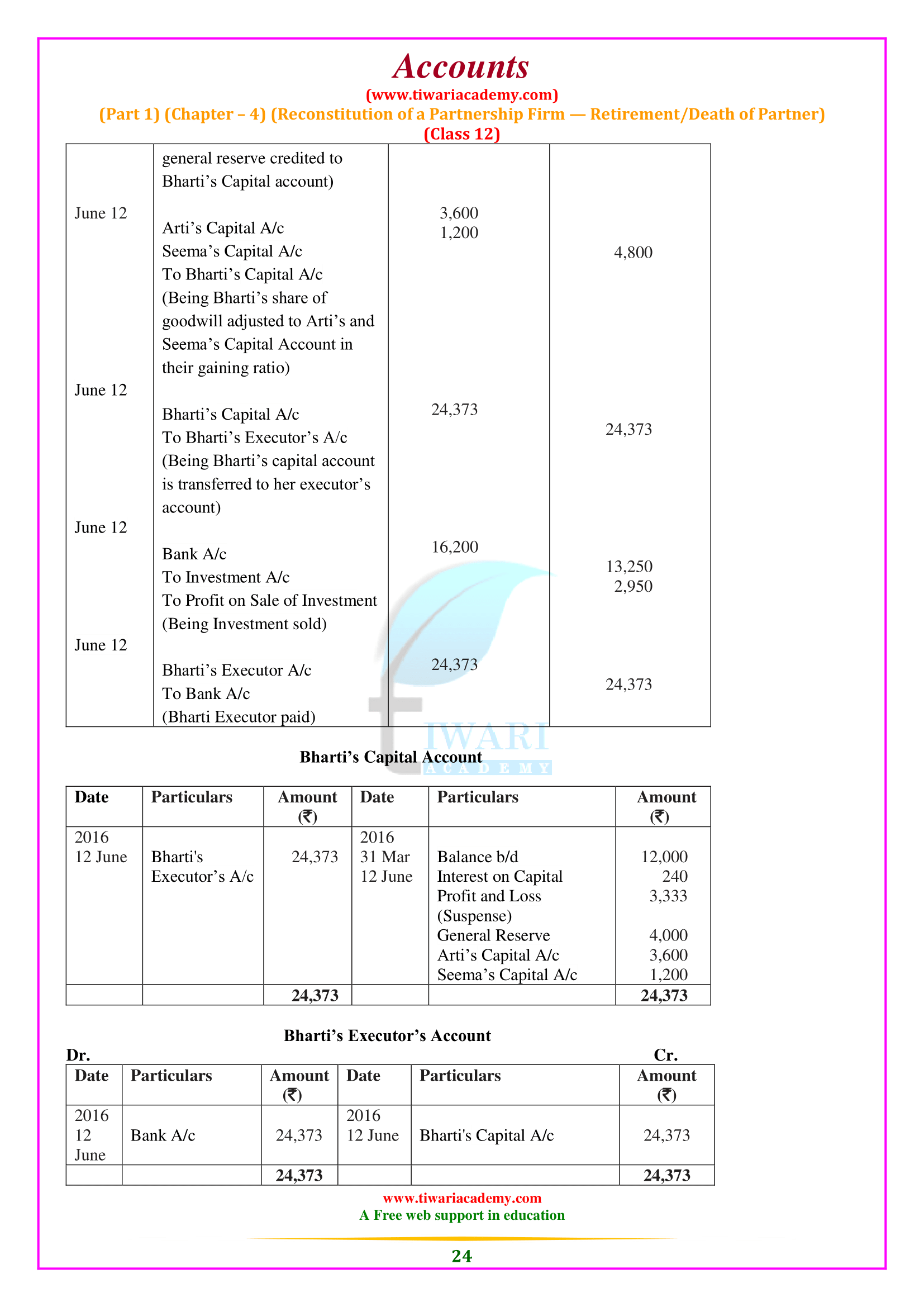 +2 Accounts Chapter 4 solutions