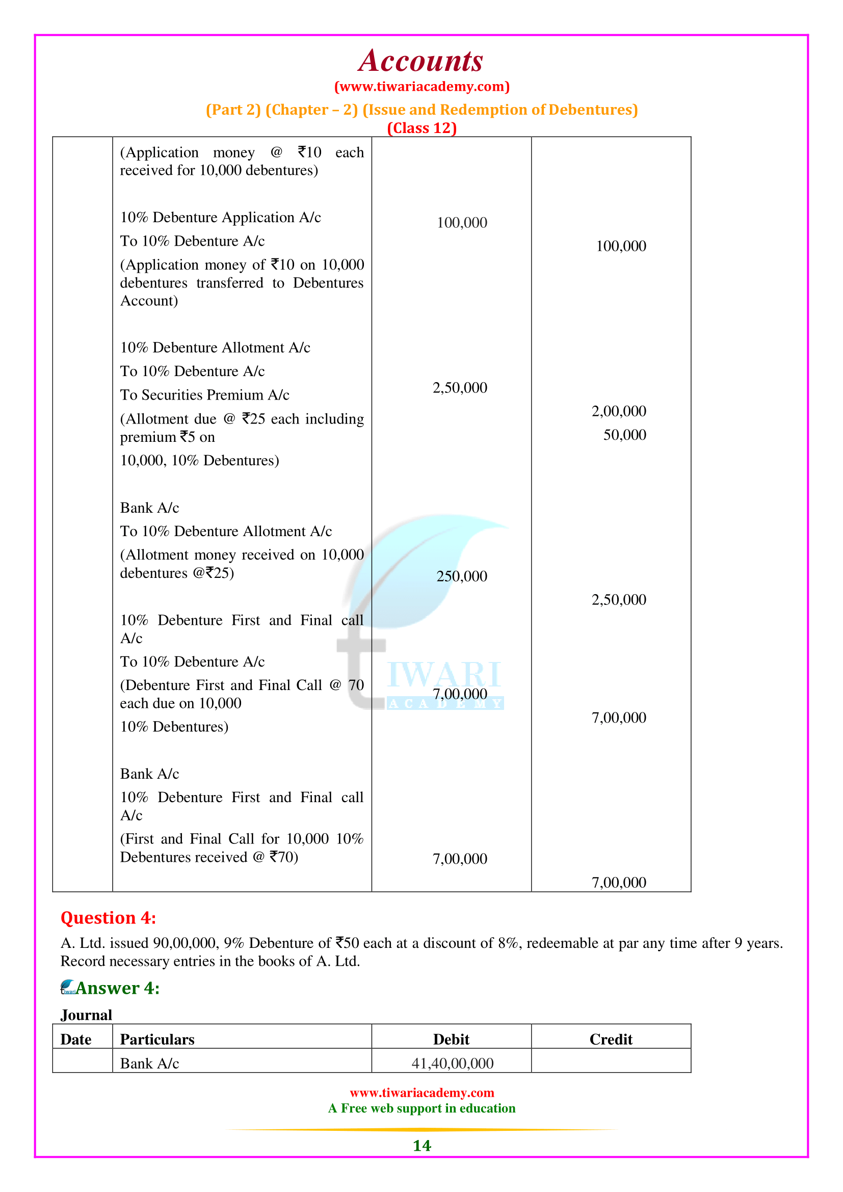 Class 12 Accounts Part 2 Chapter 2 Solutions