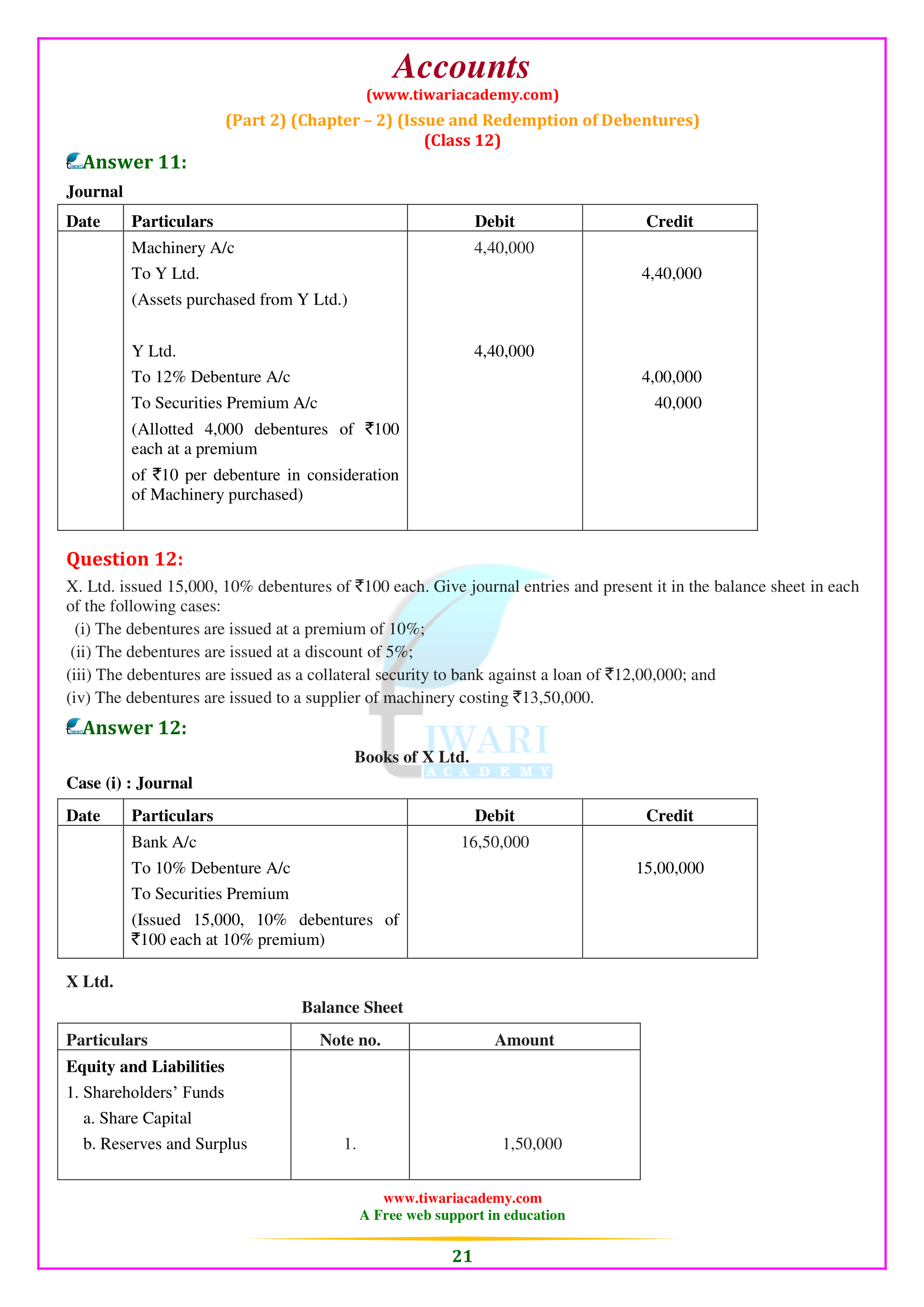 Class 12 Accounts Part 2 Chapter 2 for gujrat board