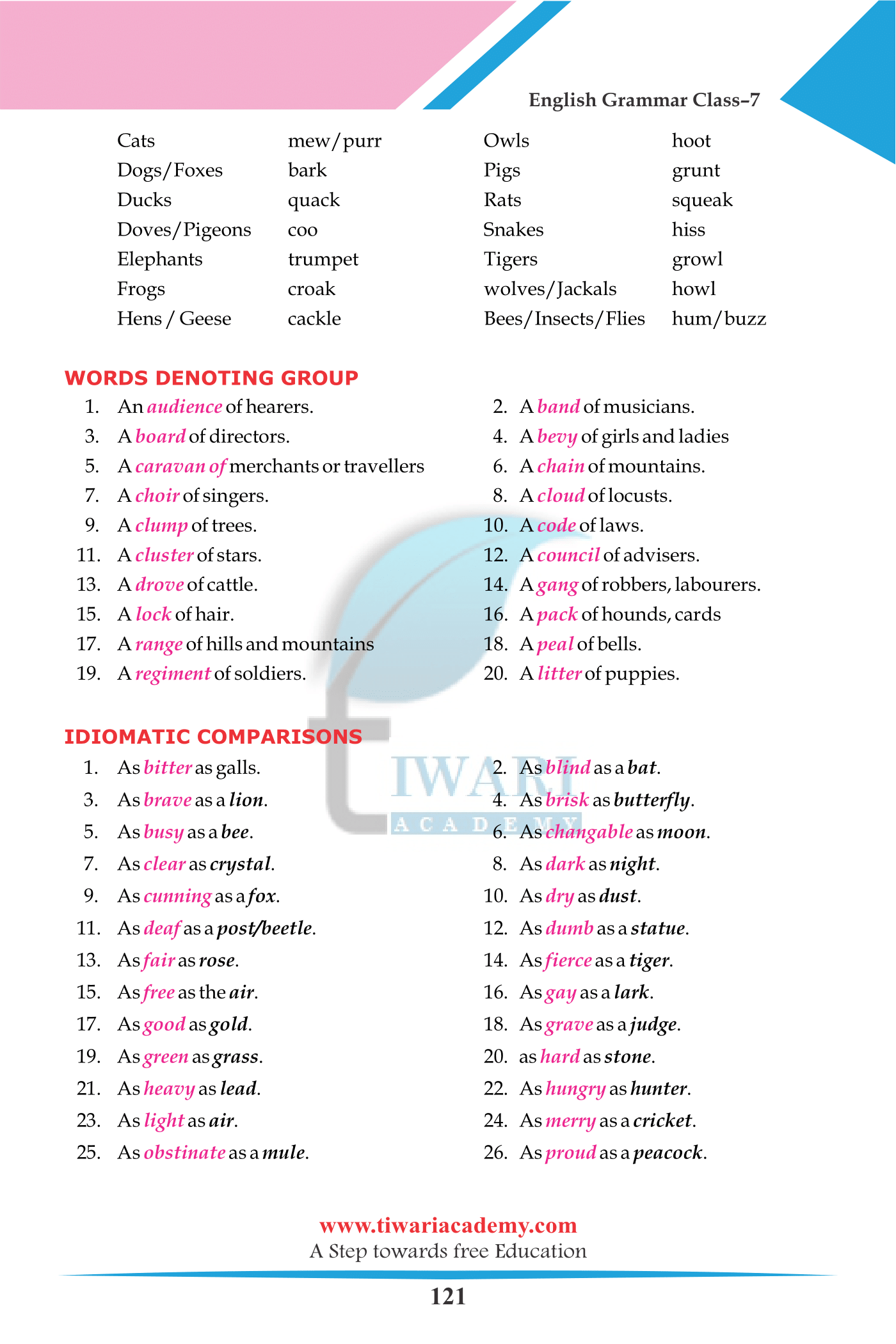 CBSE Class 7 English Grammar