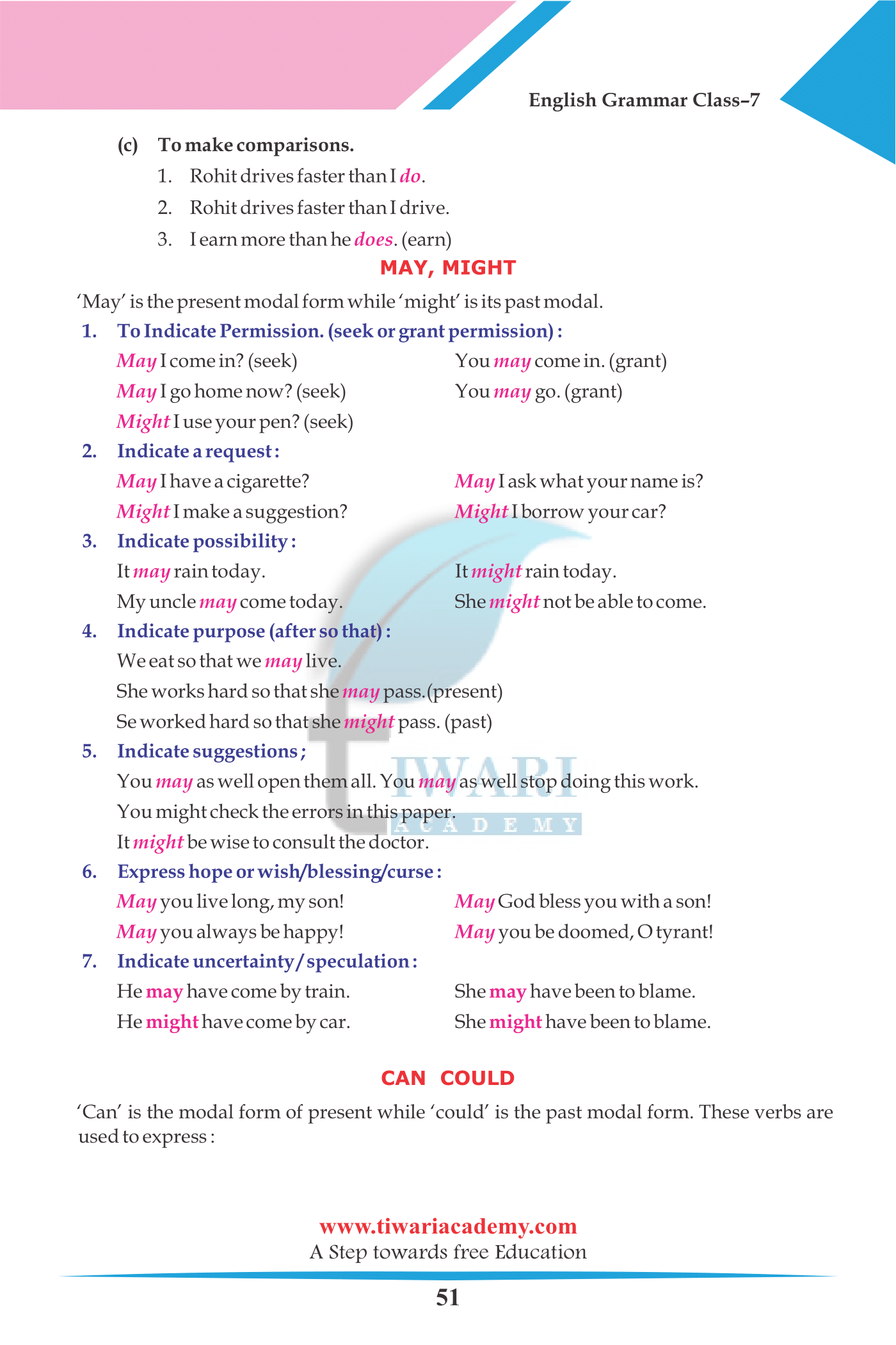 NCERT Solutions for Class 7 English Grammar Chapter 8