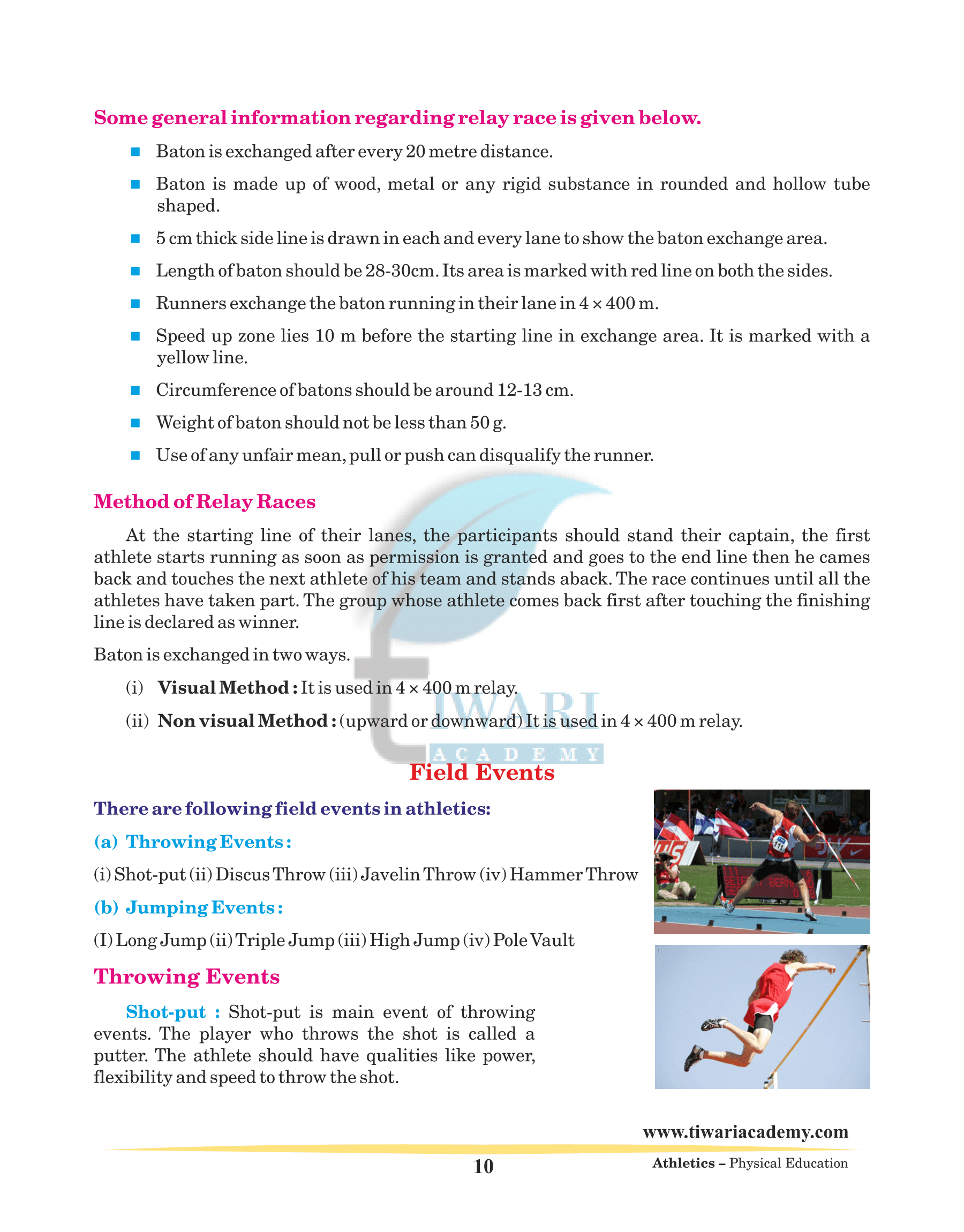 Tournaments in Athletics