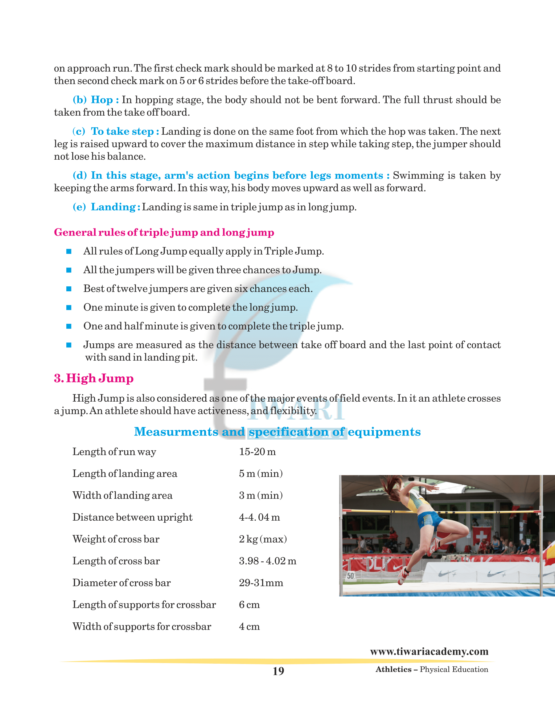 Athletics and its components