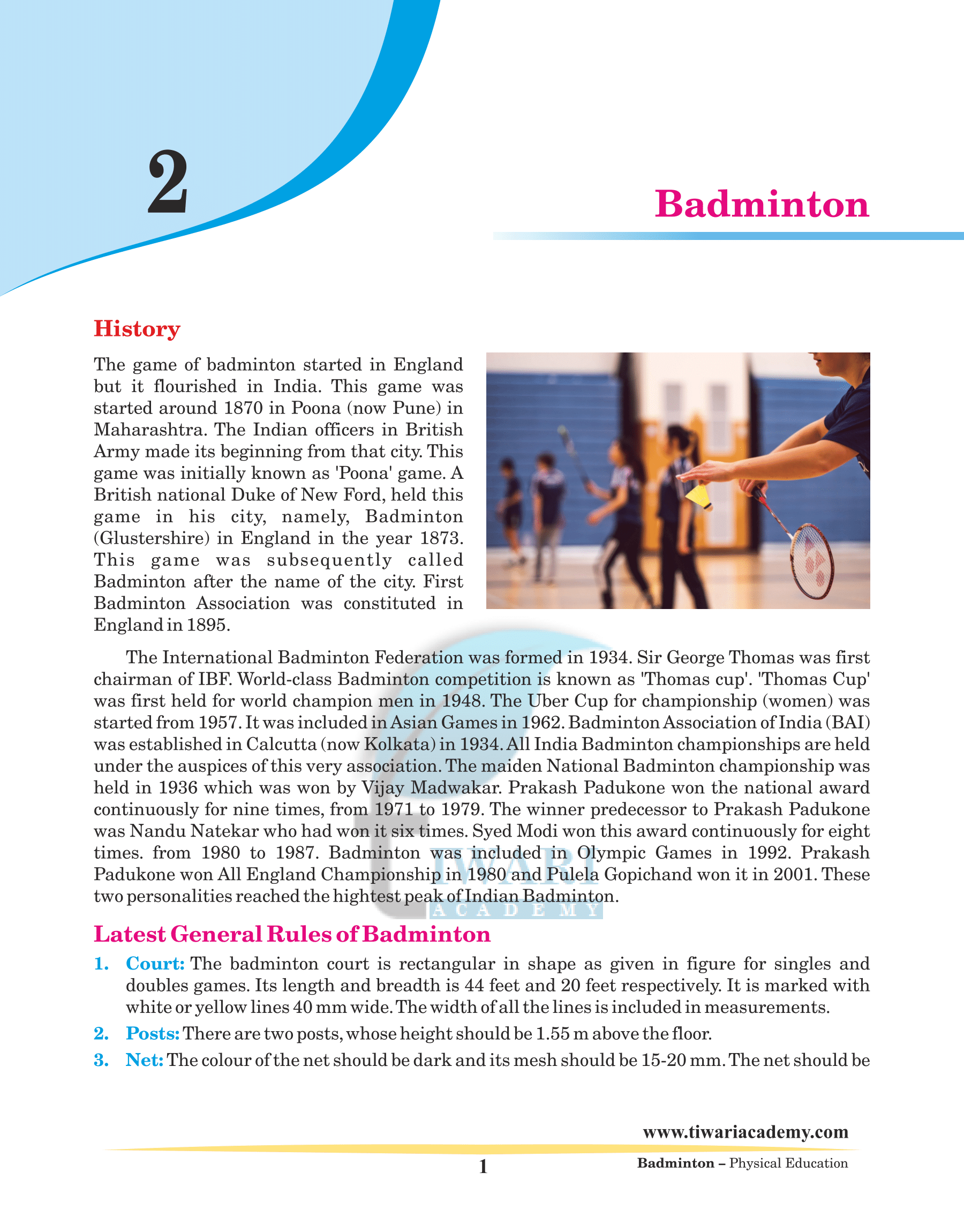Badminton, History, Rules, Equipment, Facts, & Champions