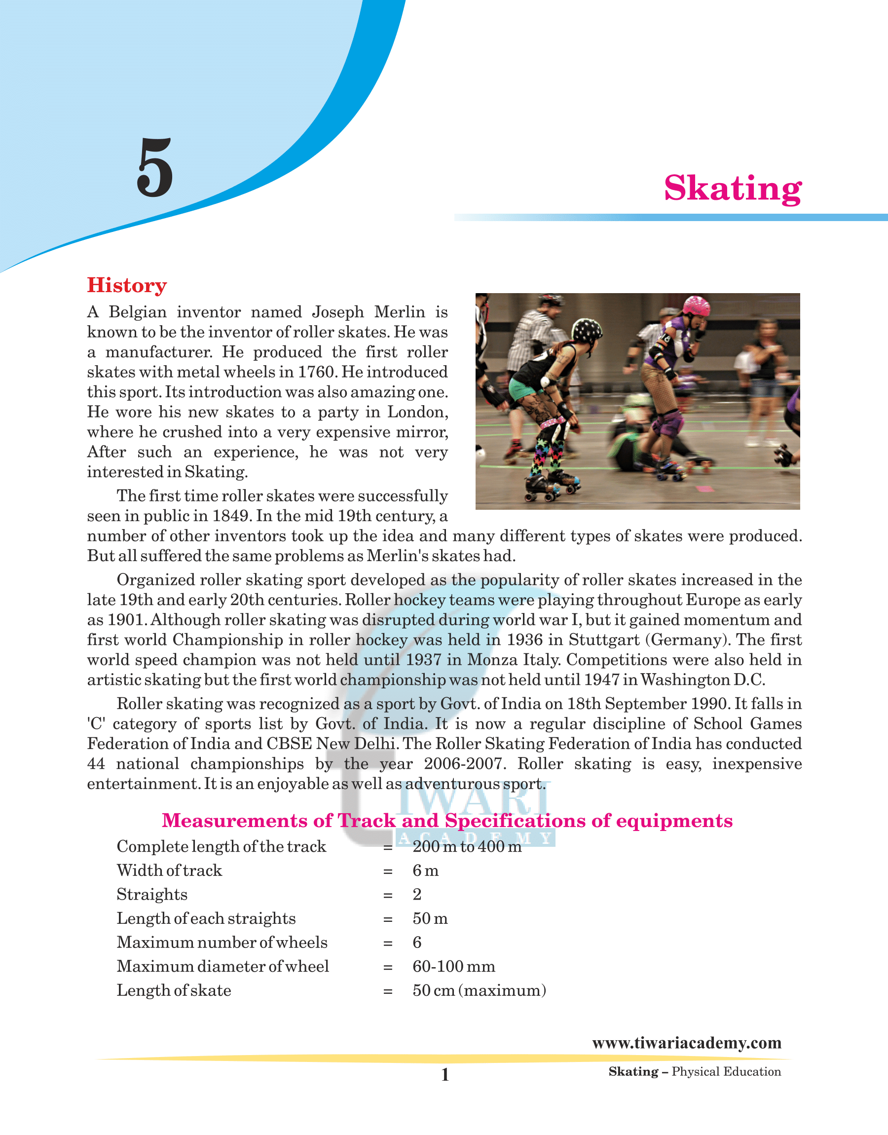 Rules for Skating
