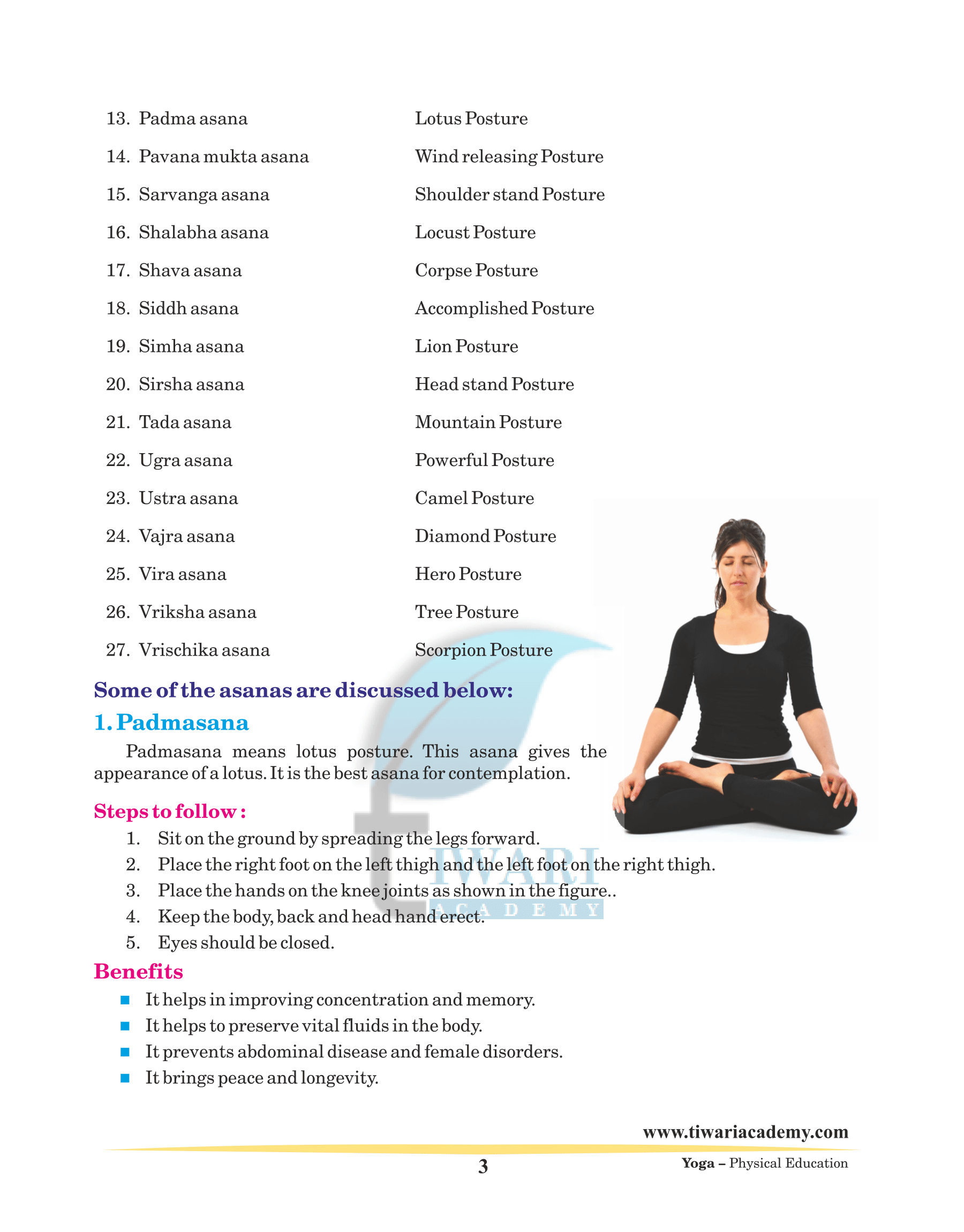 Advantages of Yoga