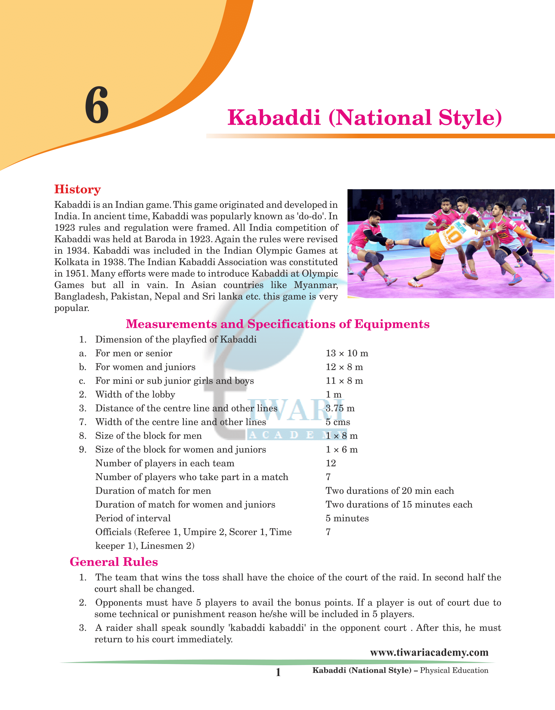 project on kabaddi for physical education