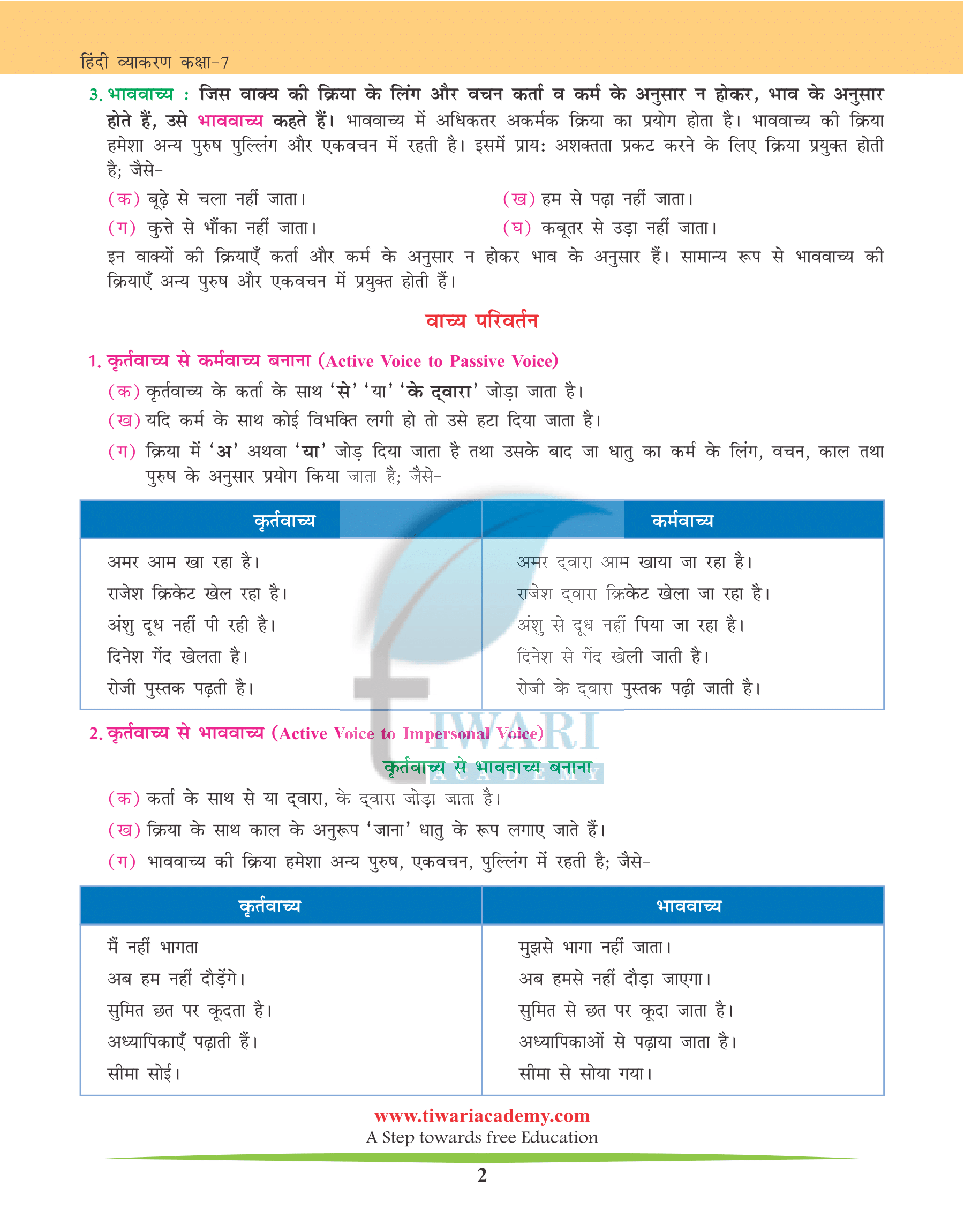 Class 7 Hindi Grammar Chapter 16