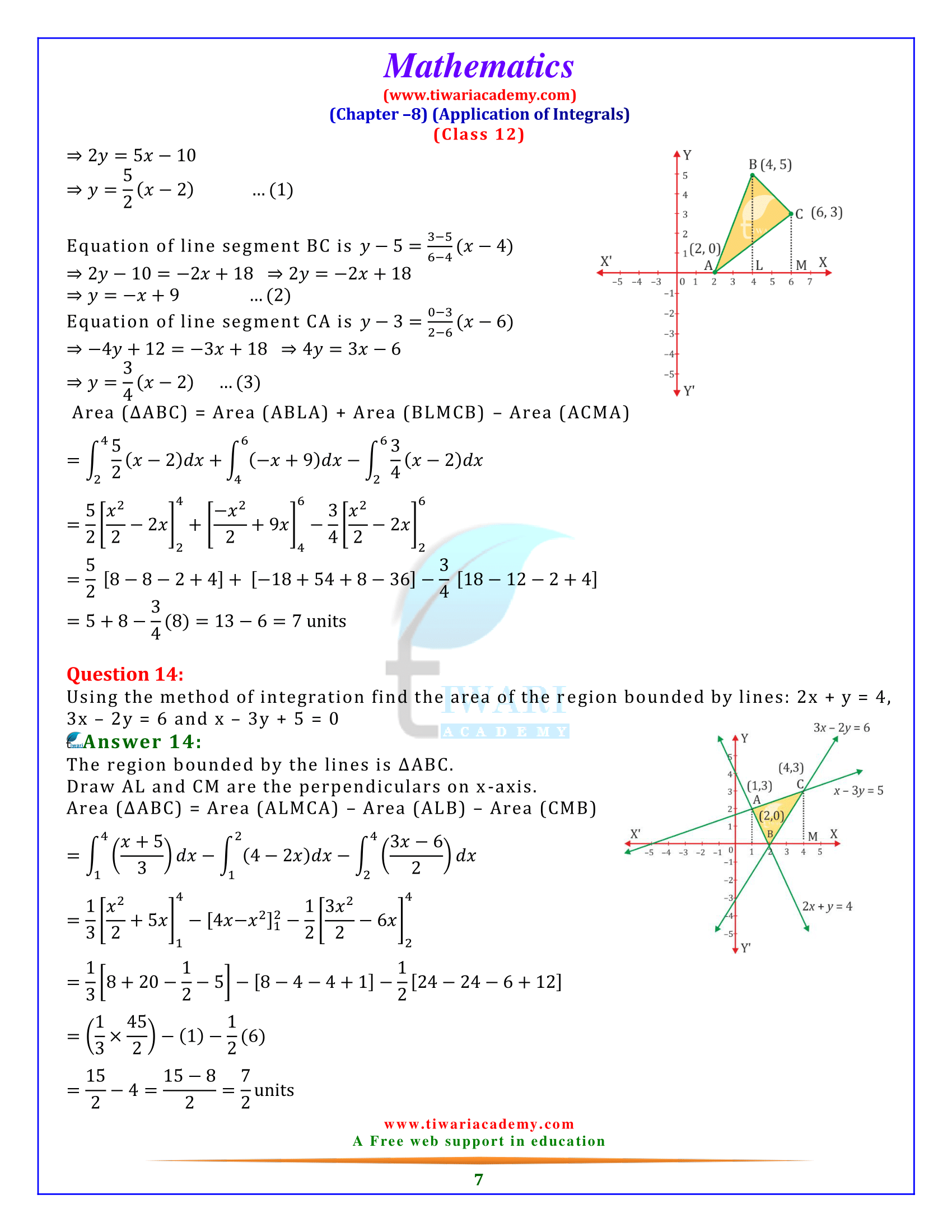 NCERT Solutions for Class 12 Maths Chapter 8 Miscellaneous Exercise 8 free to download
