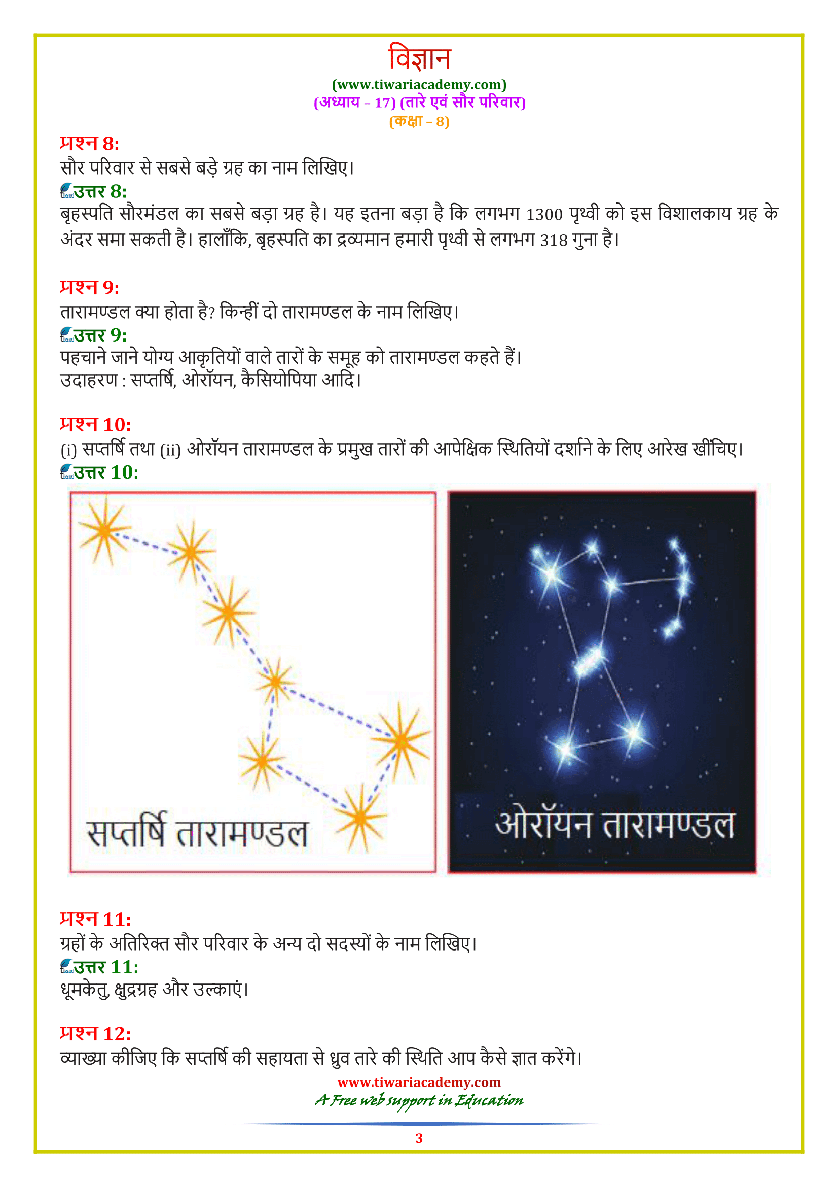 Class 8 Science Chapter 17