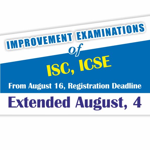 Improvement Examinations of ISC, ICSE