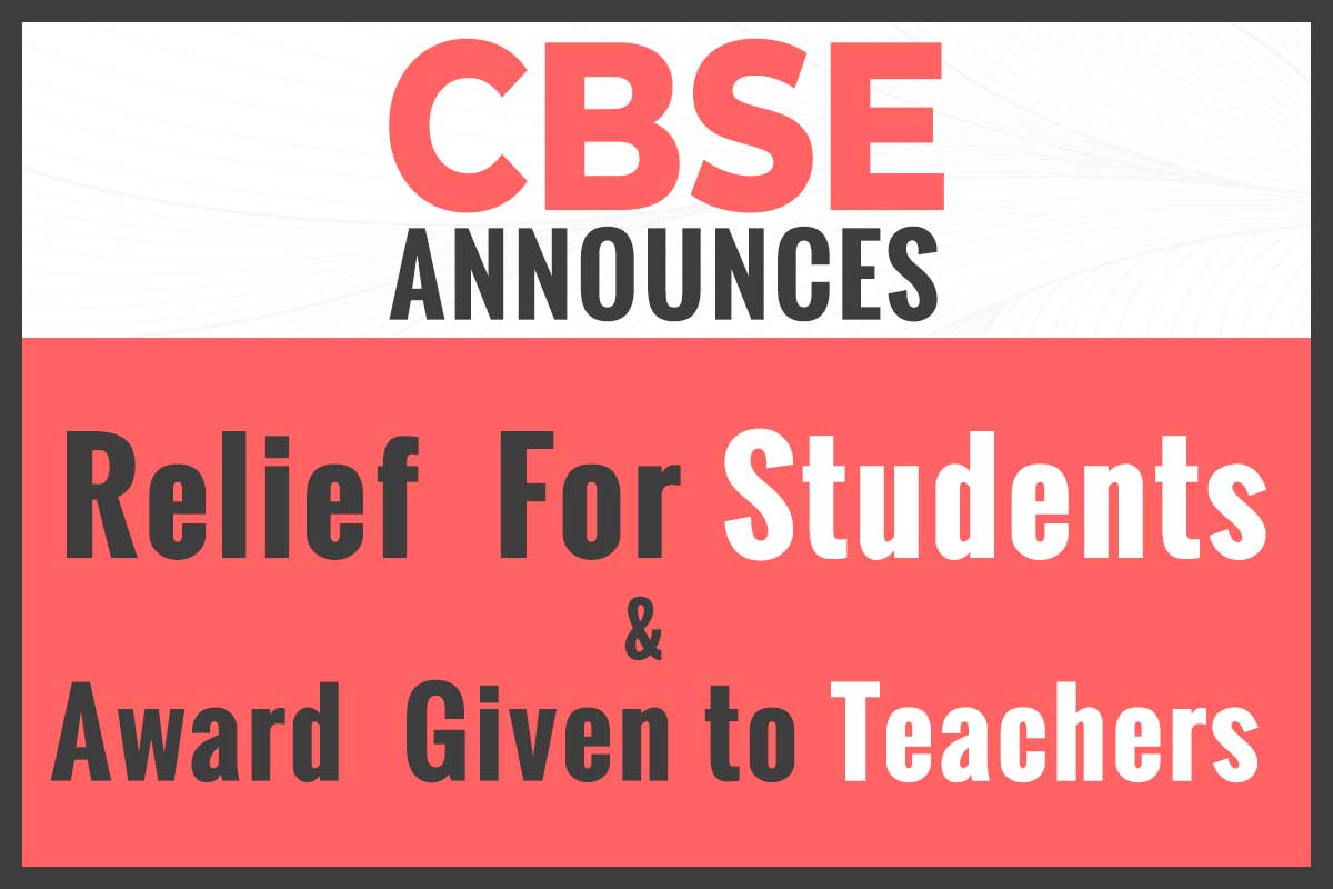 CBSE Announces Relief For Students