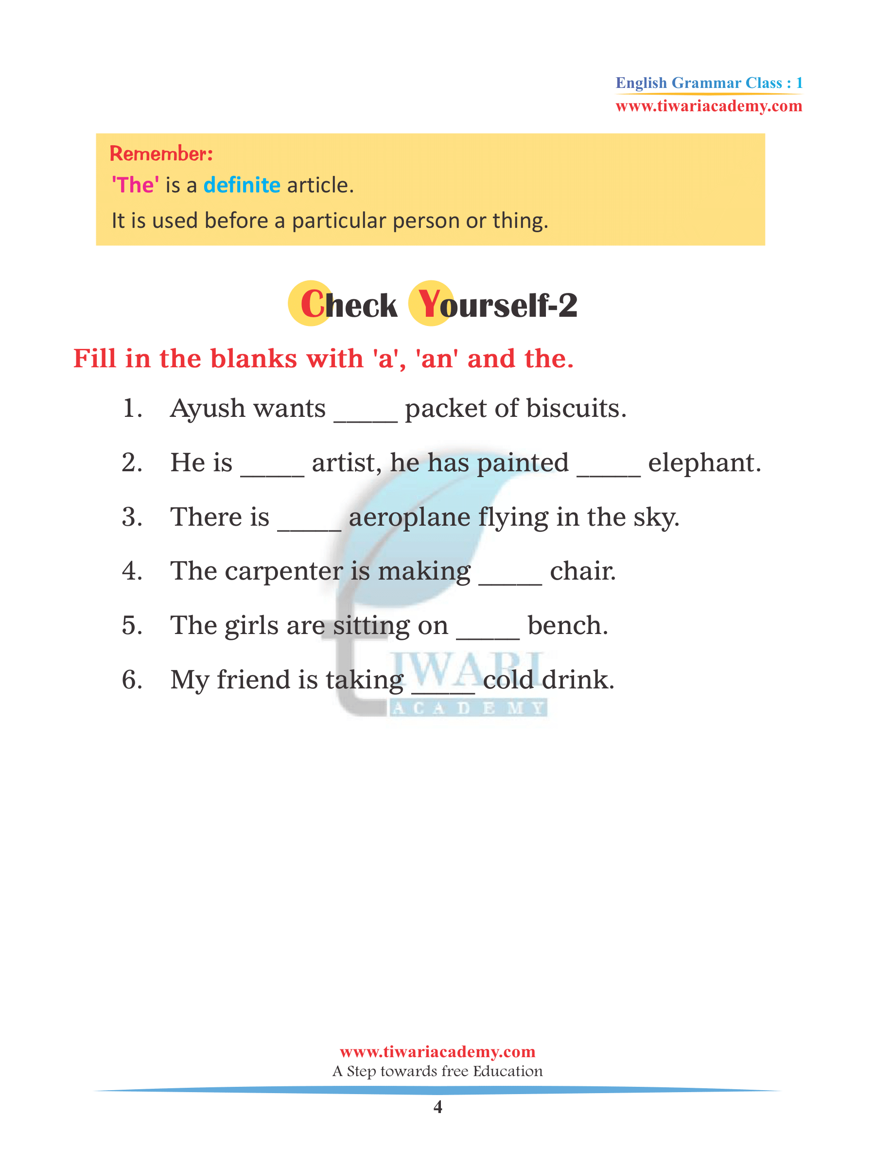 Assignments of Articles