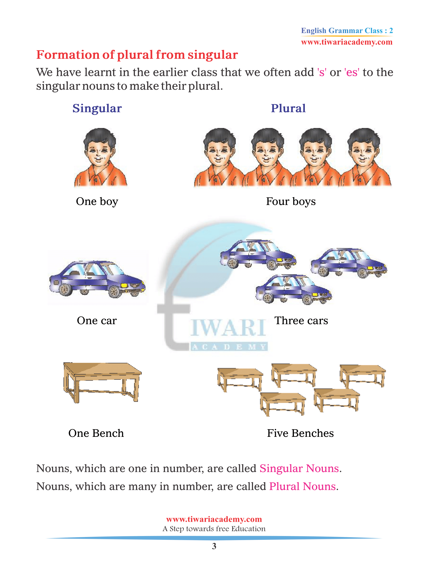 Class 2 English Grammar Chapter 2