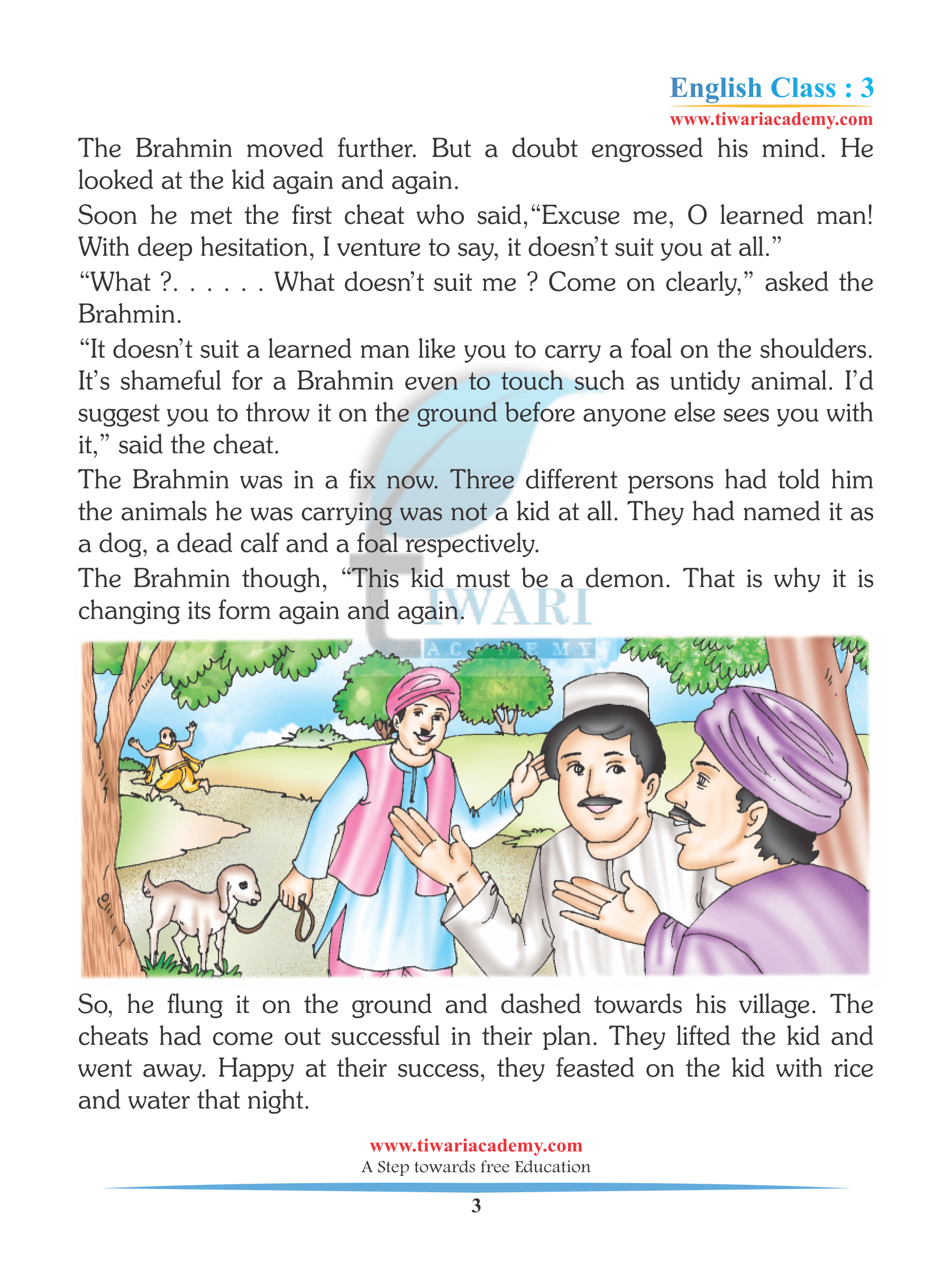 Class 3 English Chapter 4 Story