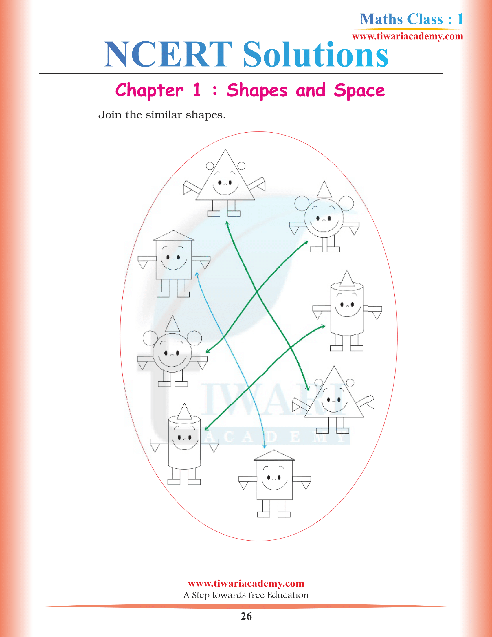 Class 1 Maths unit 1 solutions