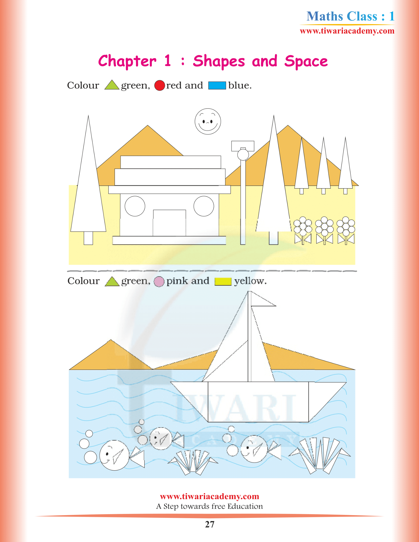 Class 1 Maths unit 1 answers