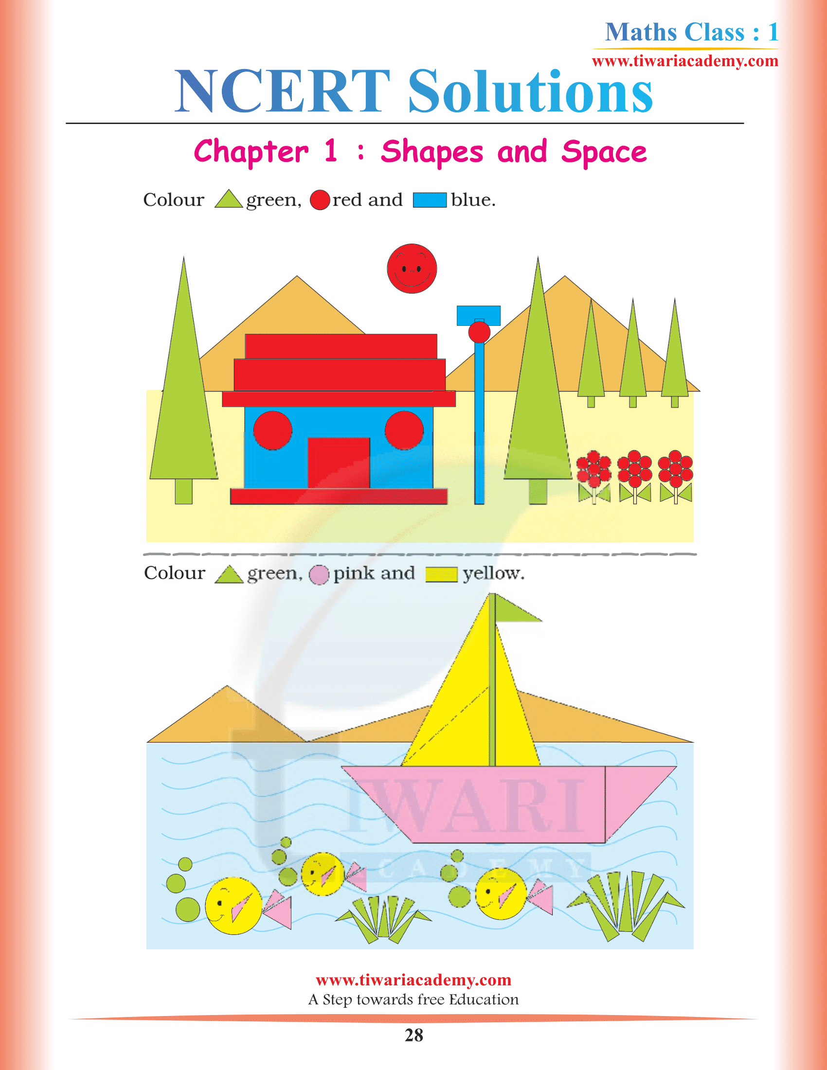 Class 1 Maths unit 1 explanation