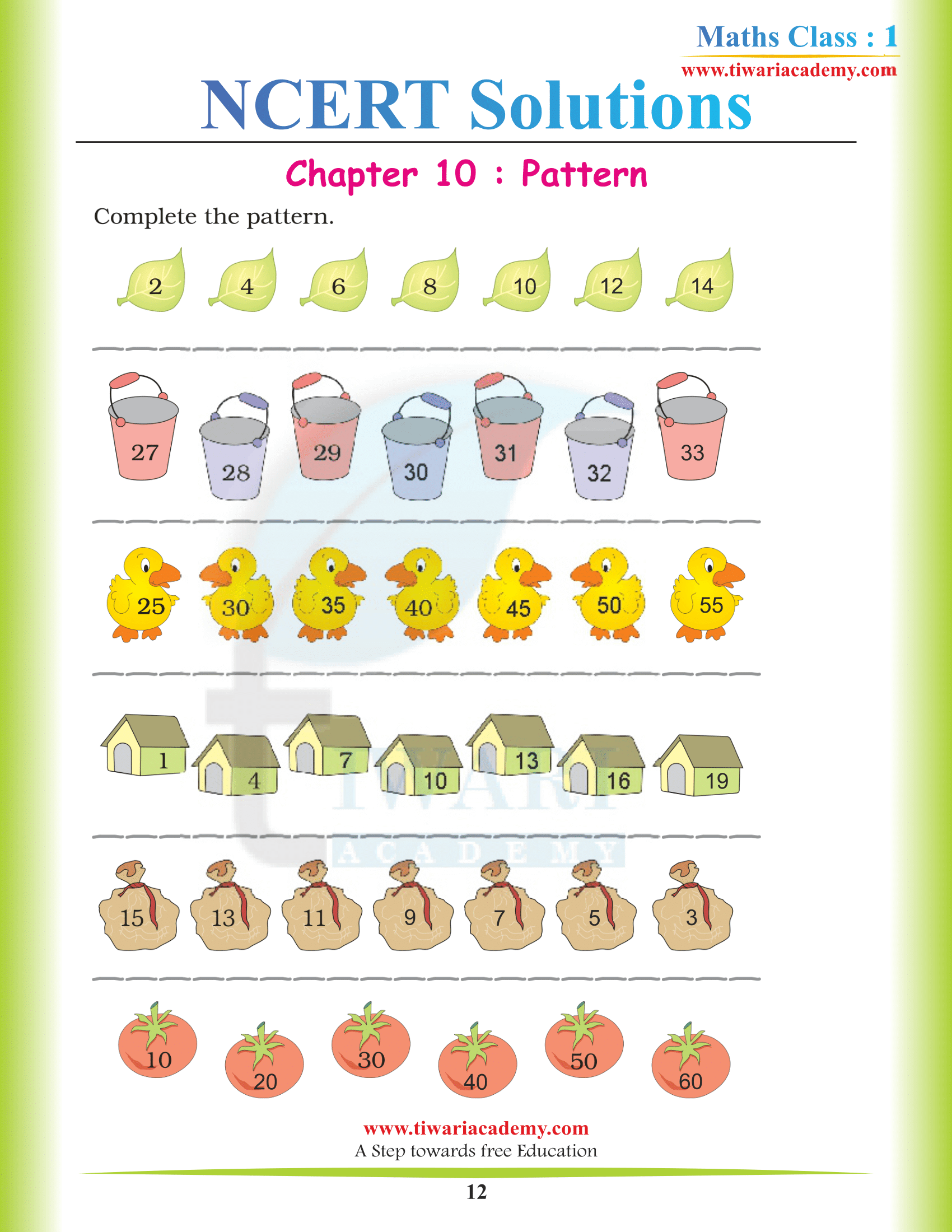 1st Maths ch. 10