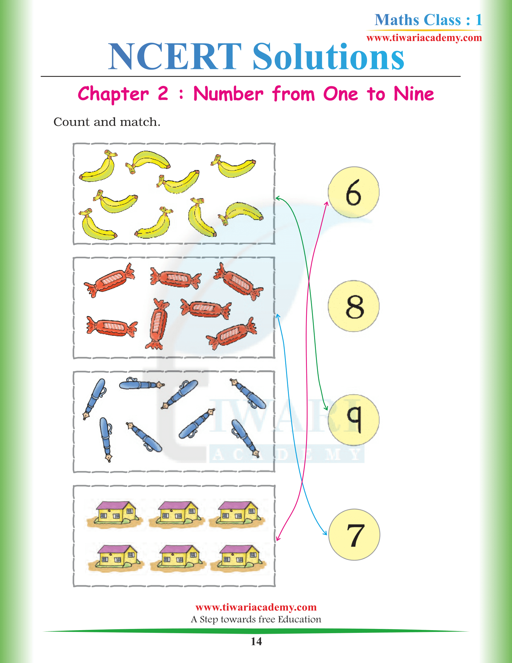 Grade 1 Maths Chapter 2 Solutions PDF