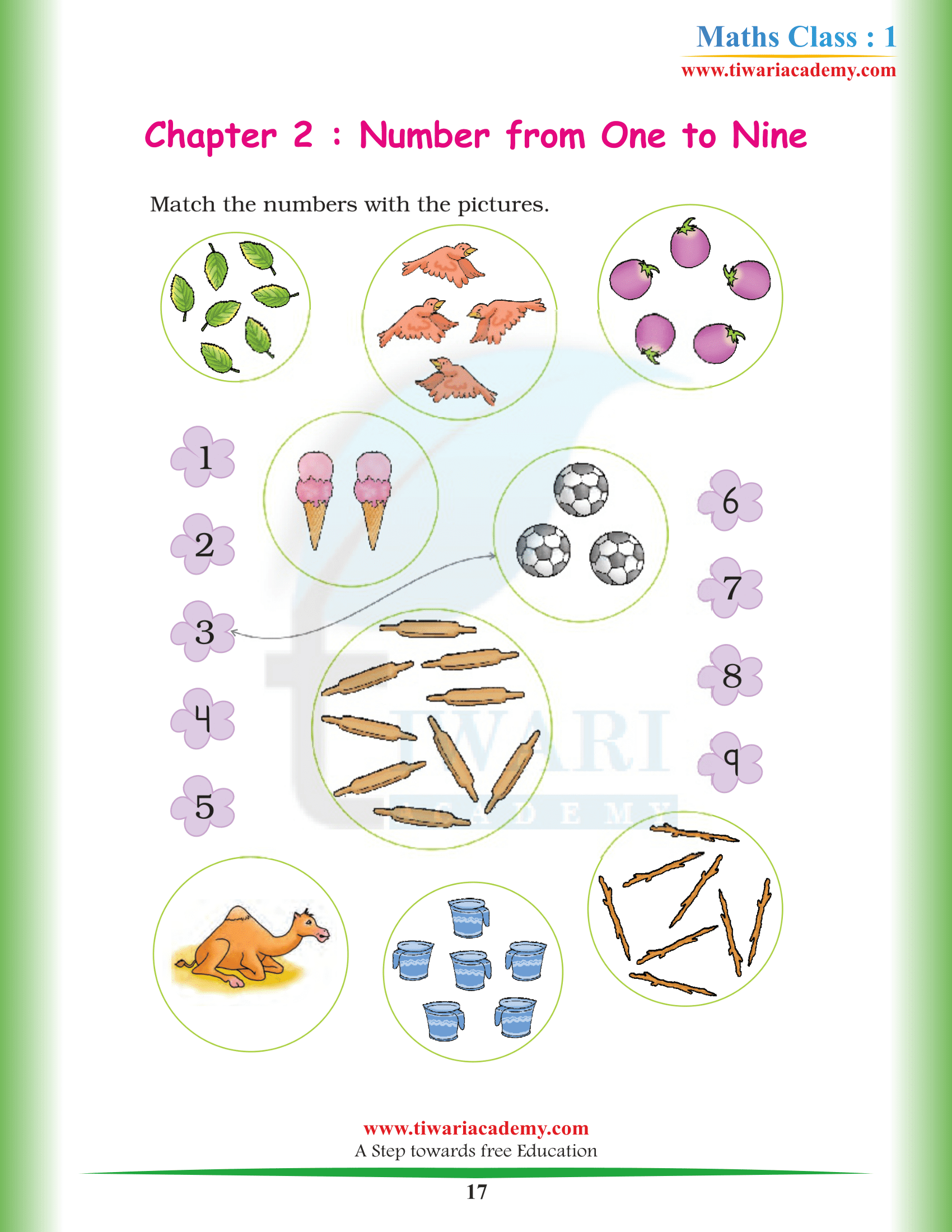 Grade 1 Maths Chapter 2 free download