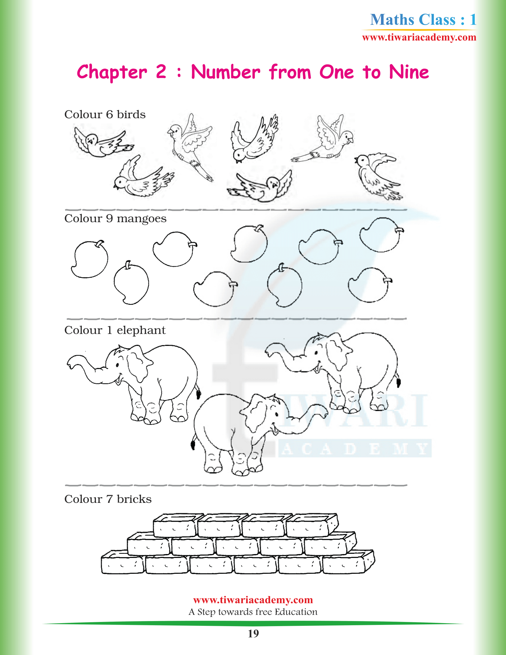 Class 1st Maths Chapter 2