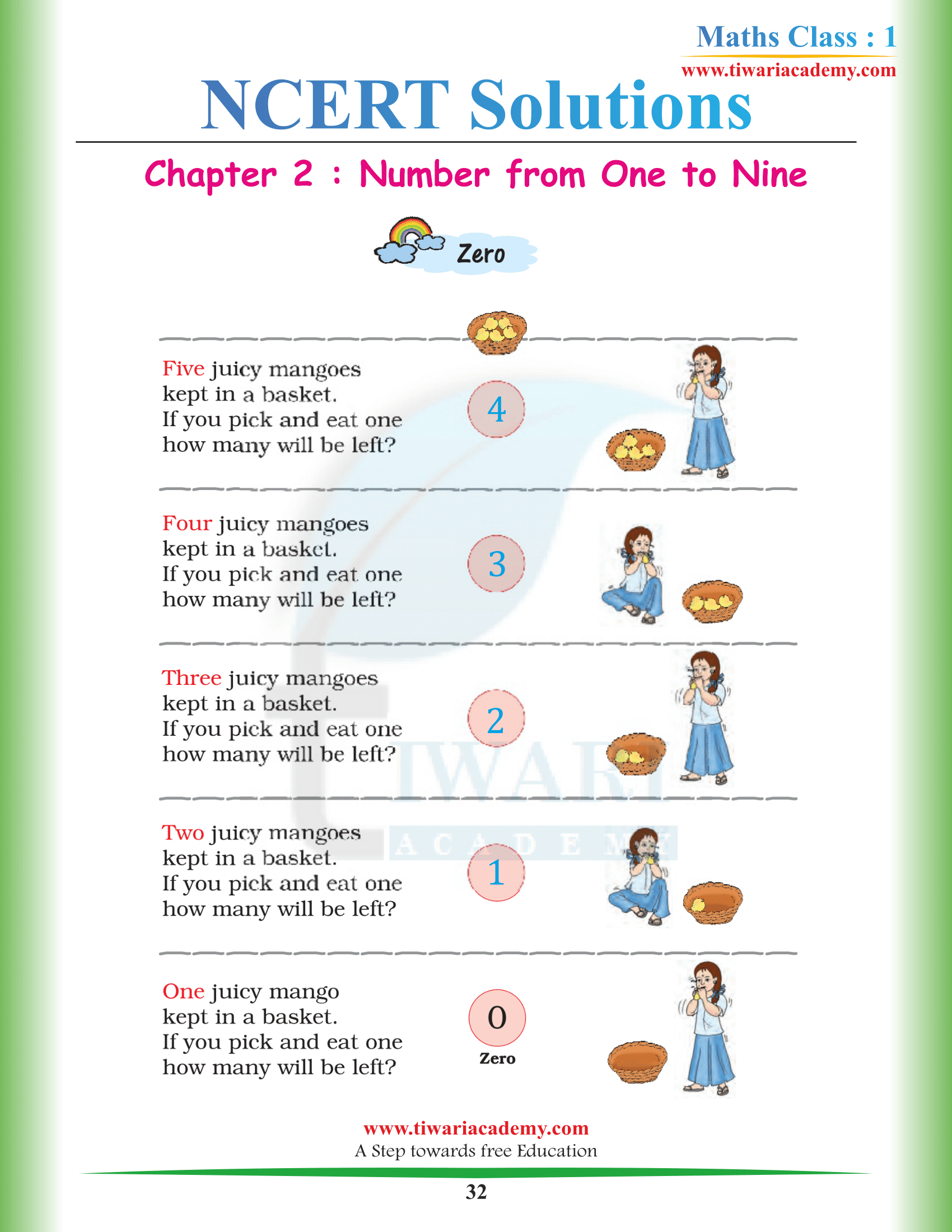 Class 1 Math-Magic Chapter 2 PDF