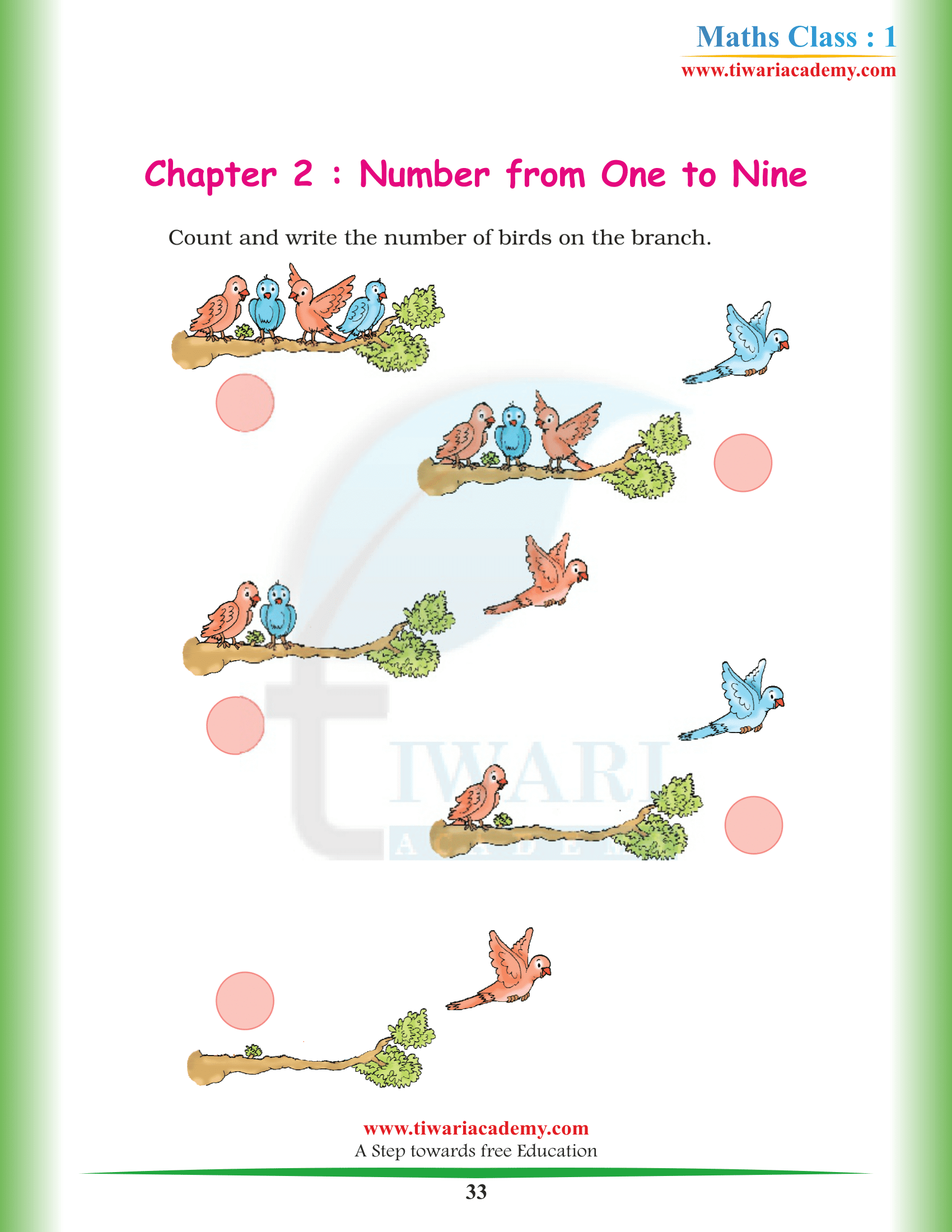 Class 1 Math-Magic Chapter 2 Download Free