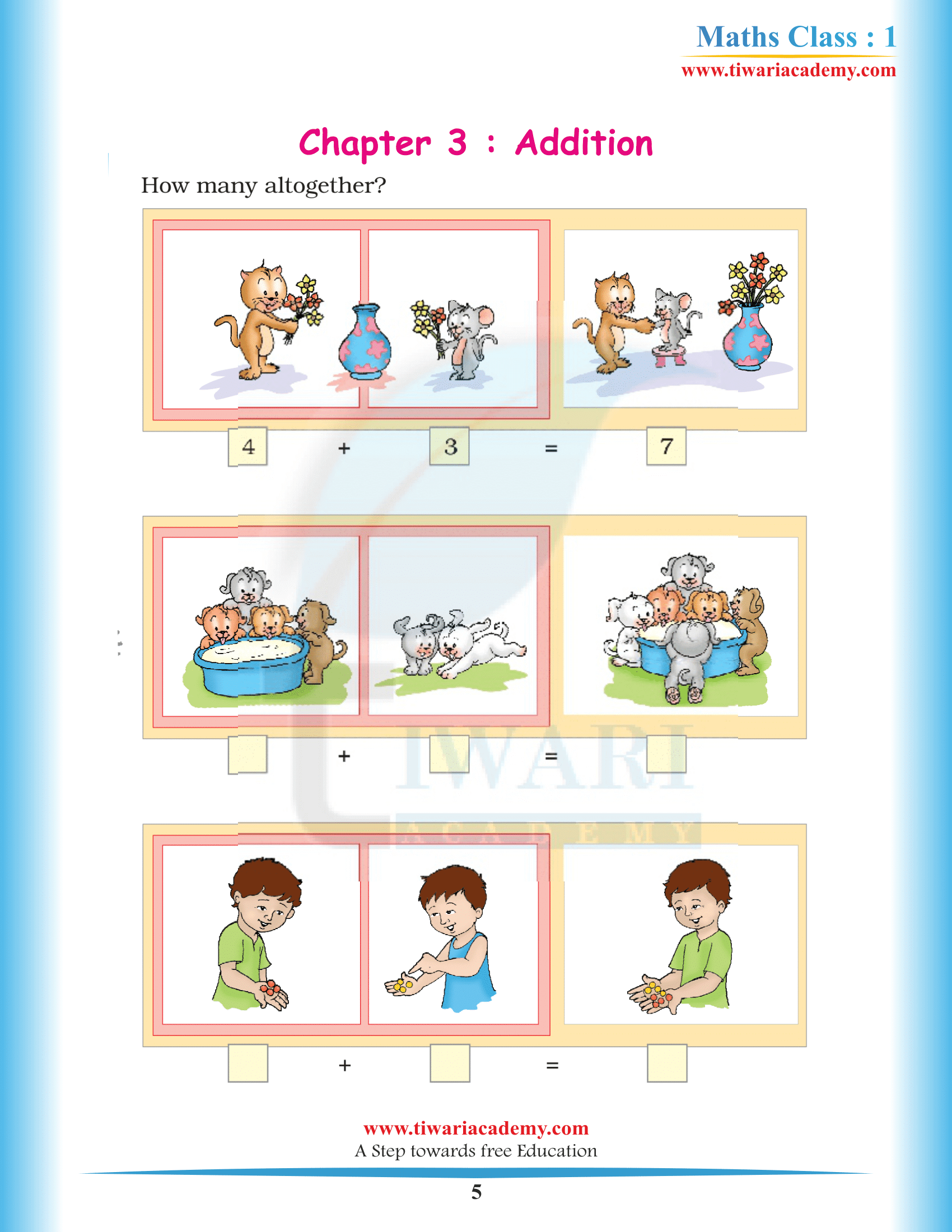Class 1st Maths Chapter 3 NCERT Solutions