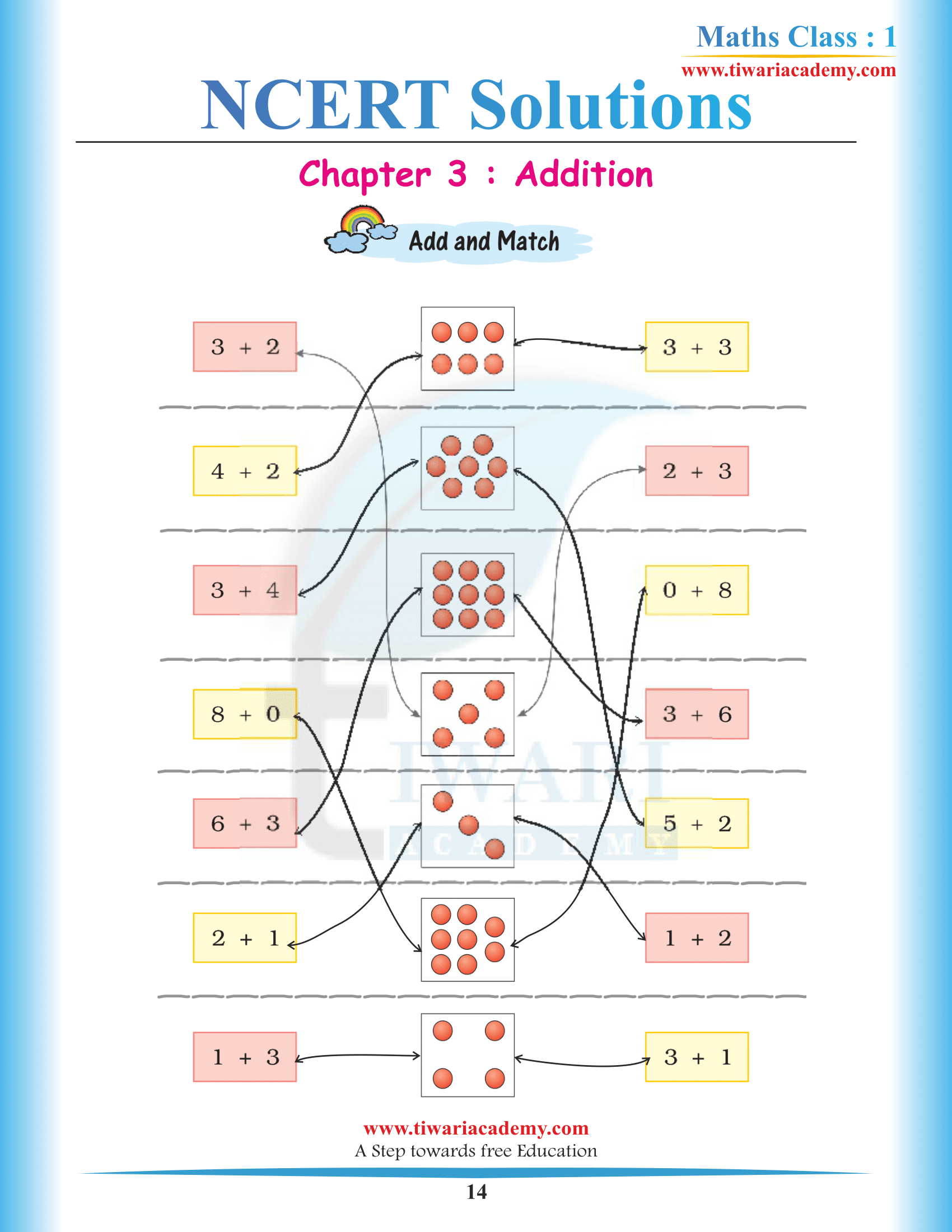 Grade1 Math-Magic Chapter 3 Question Answers