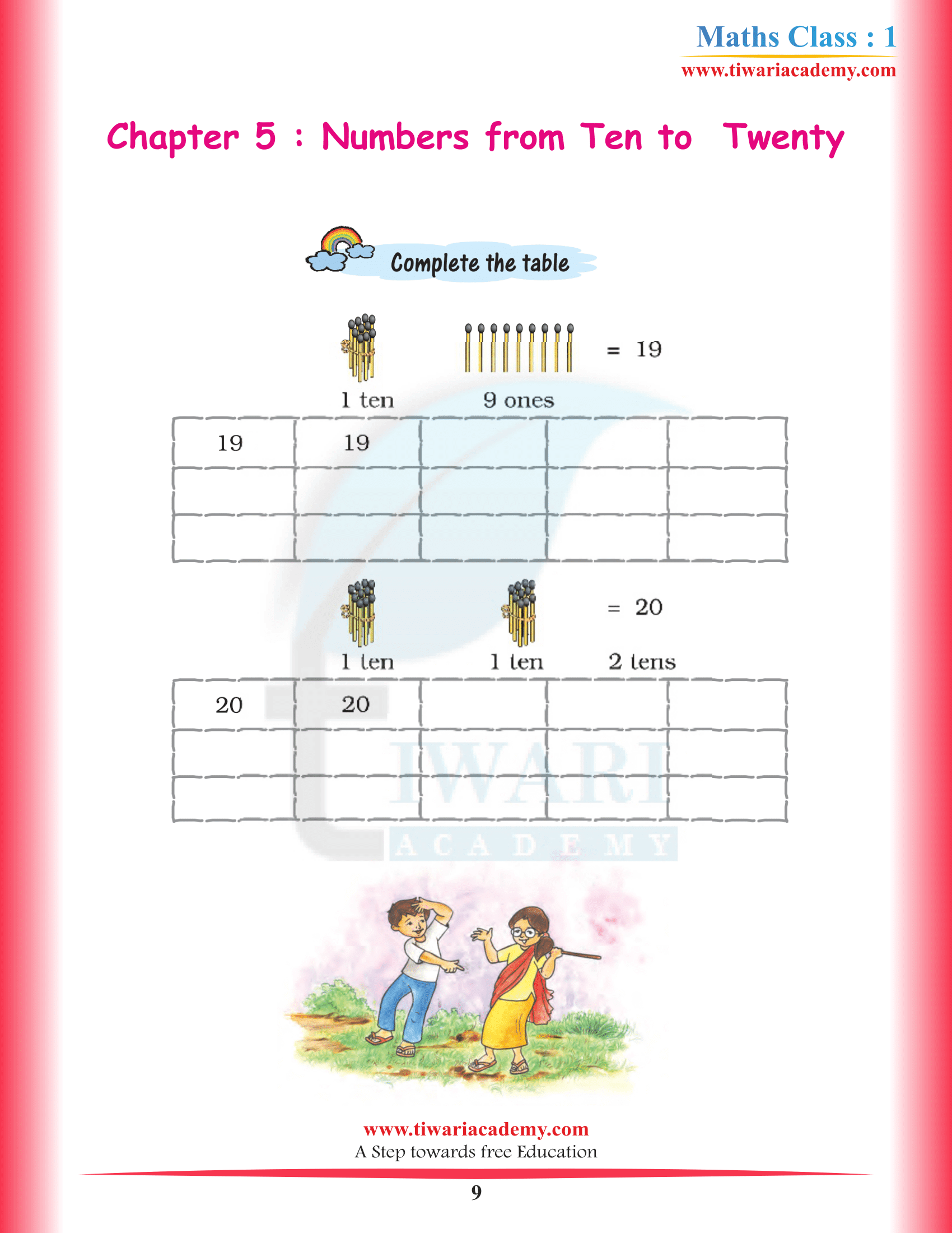 Grade 1 Maths Chapter 5 practice papers