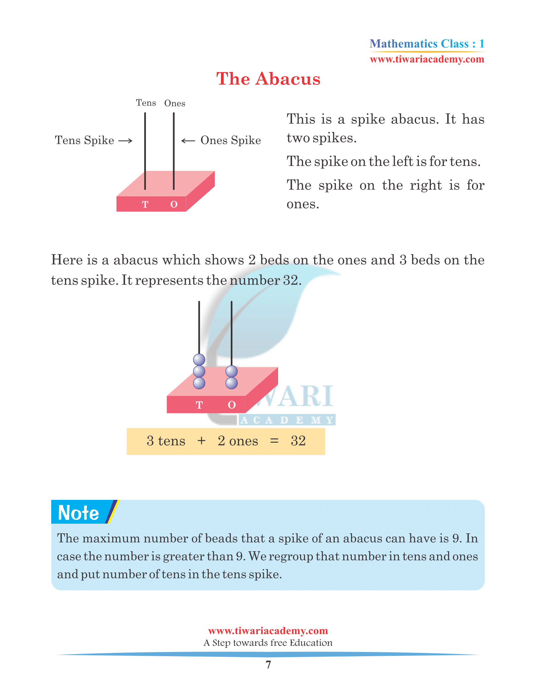 Class 1 Maths Chapter 3 Revision Questions