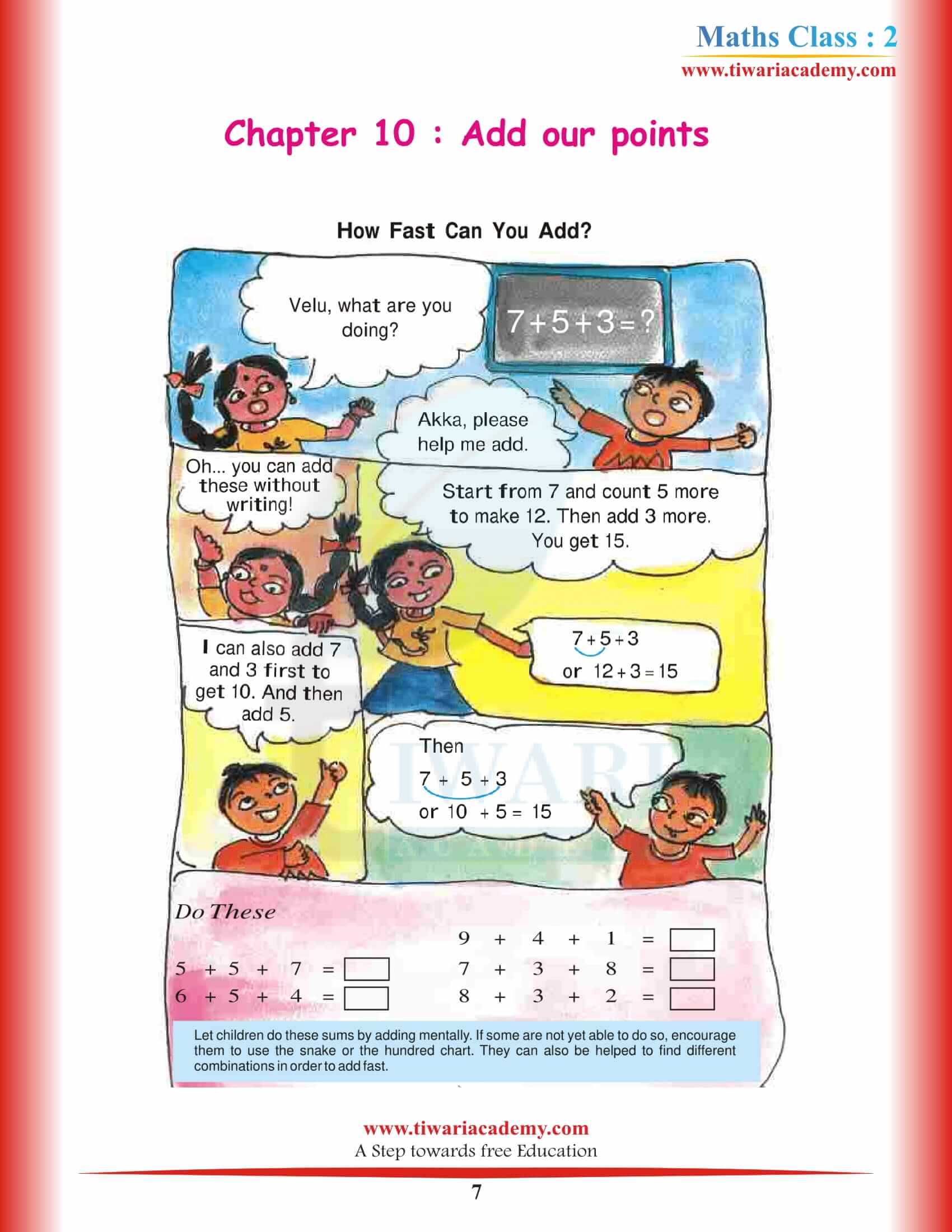 NCERT Solutions for Class 2 Maths Chapter 10 in English Medium