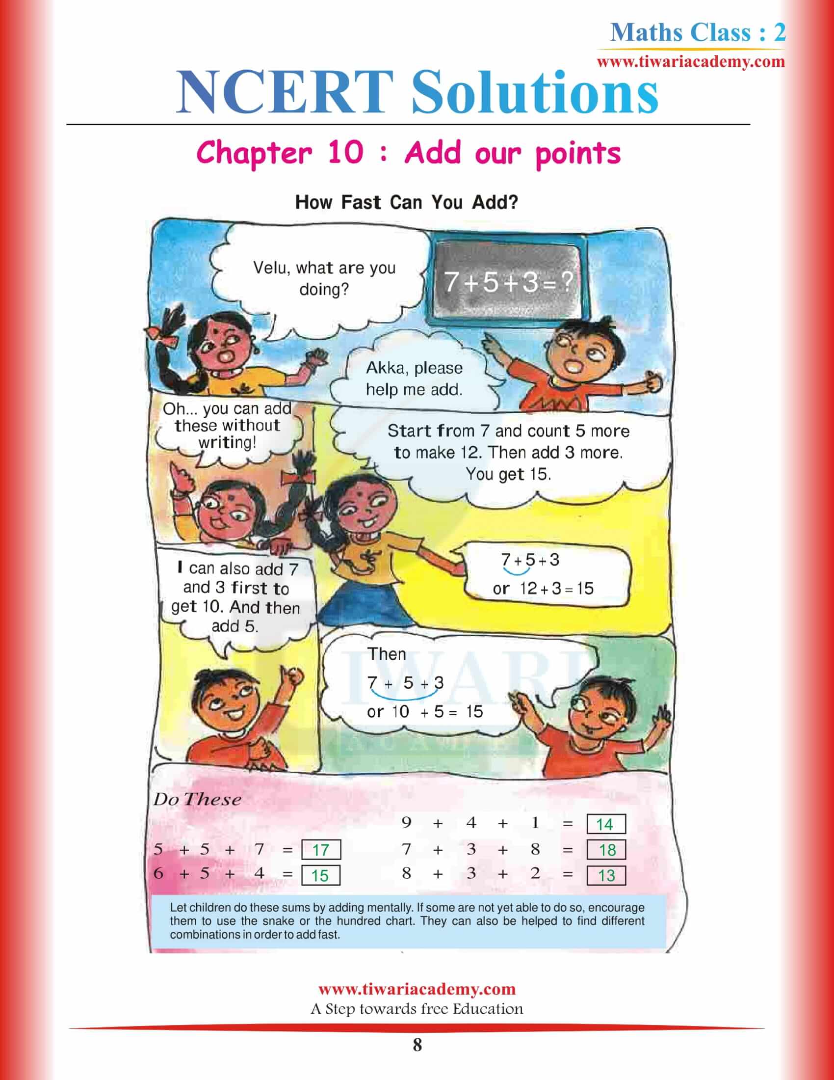 NCERT Solutions for Class 2 Maths Chapter 10 free download