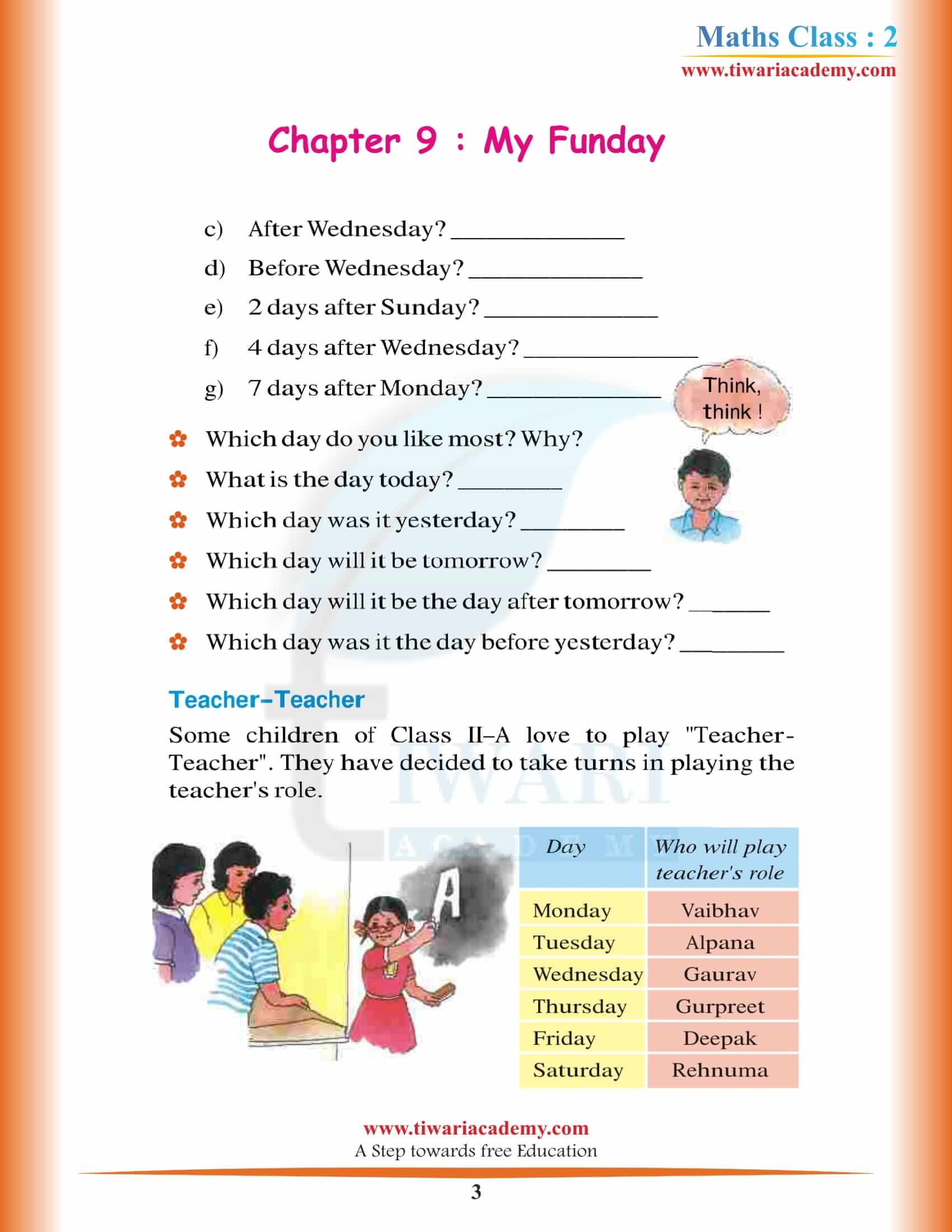 NCERT Solutions for Class 2 Maths Chapter 9