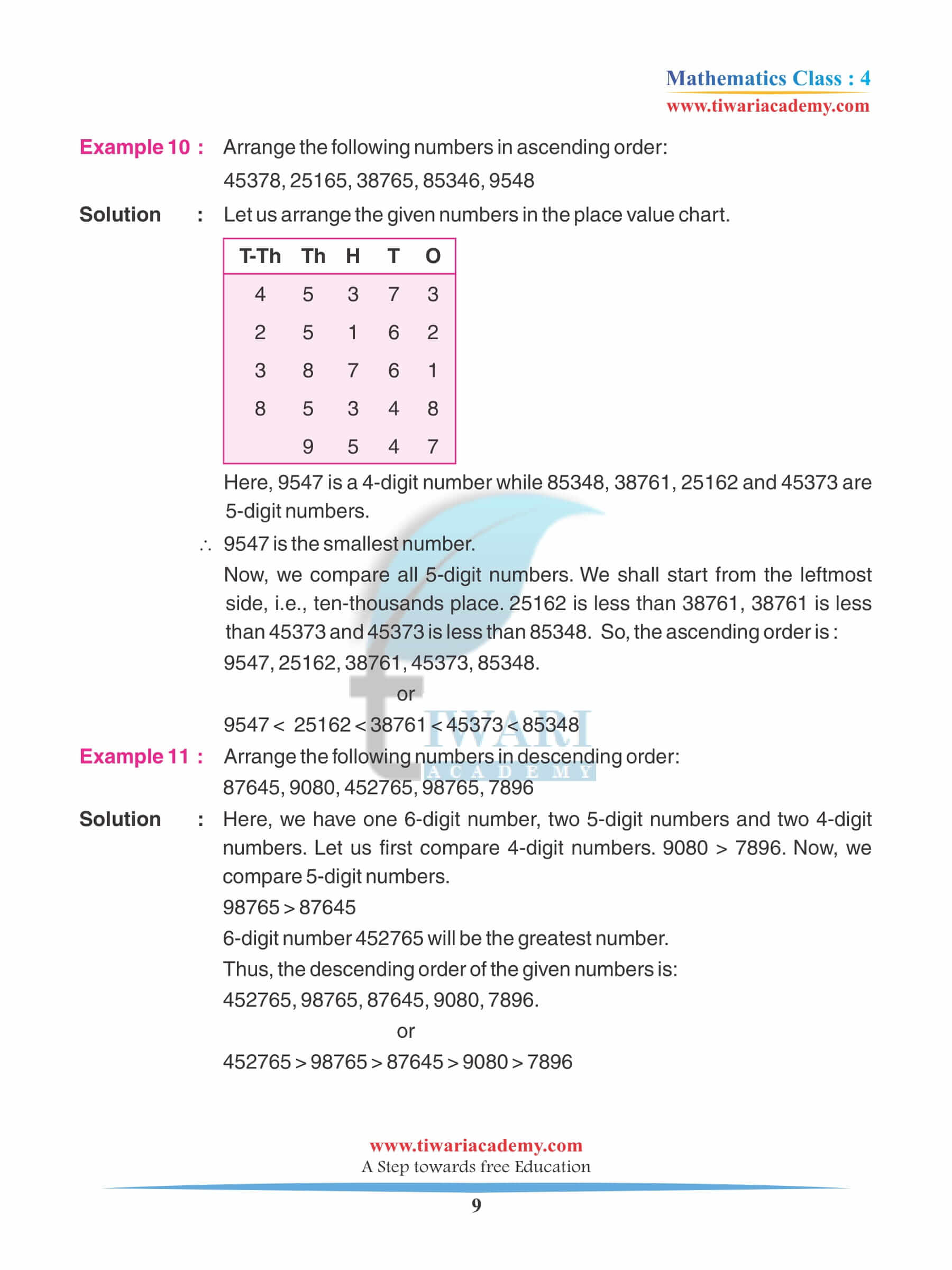 Class 4 Maths Chapter 10 Practice Questions