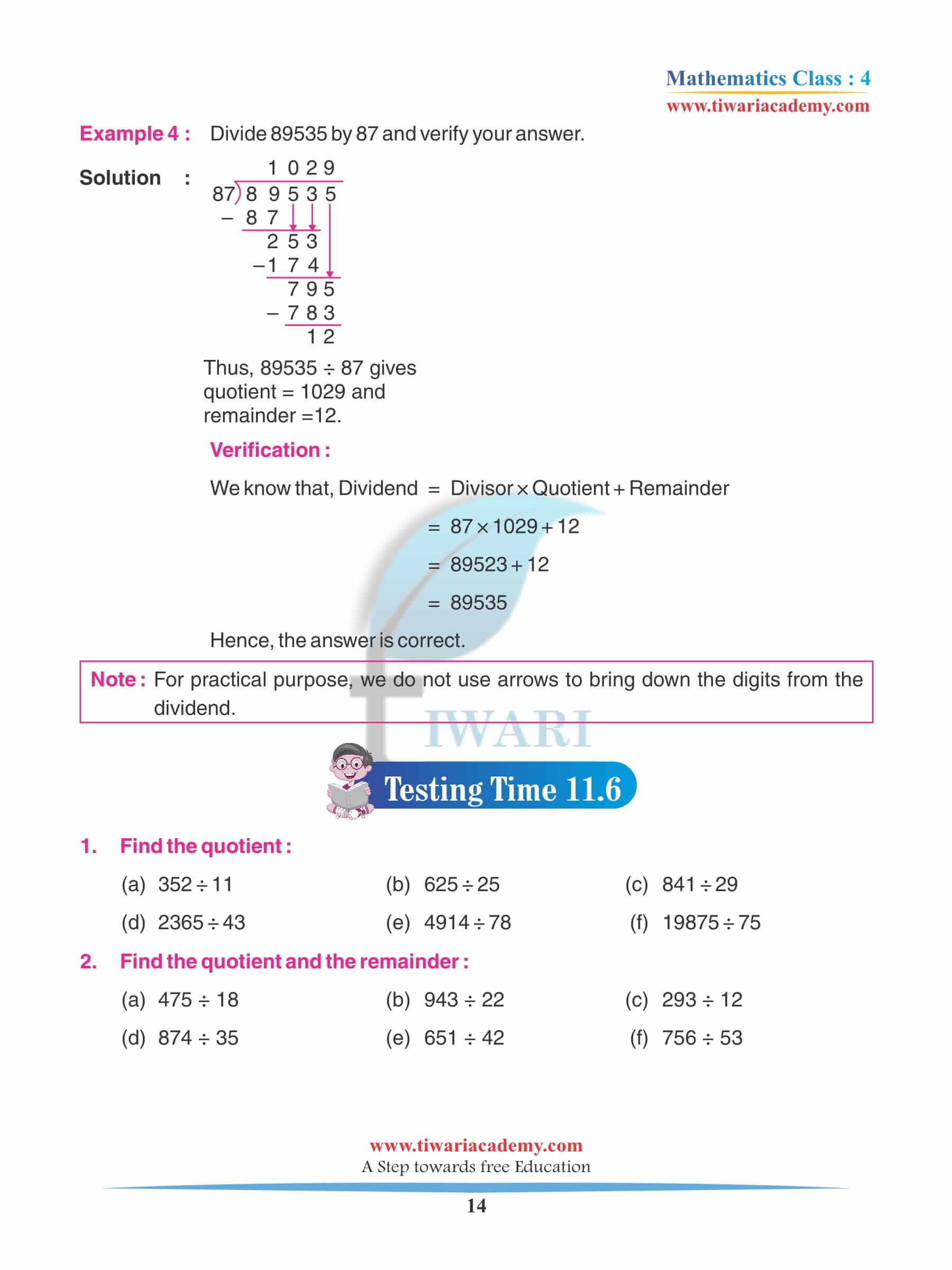 Class 4 Maths Chapter 11 Extra Questions