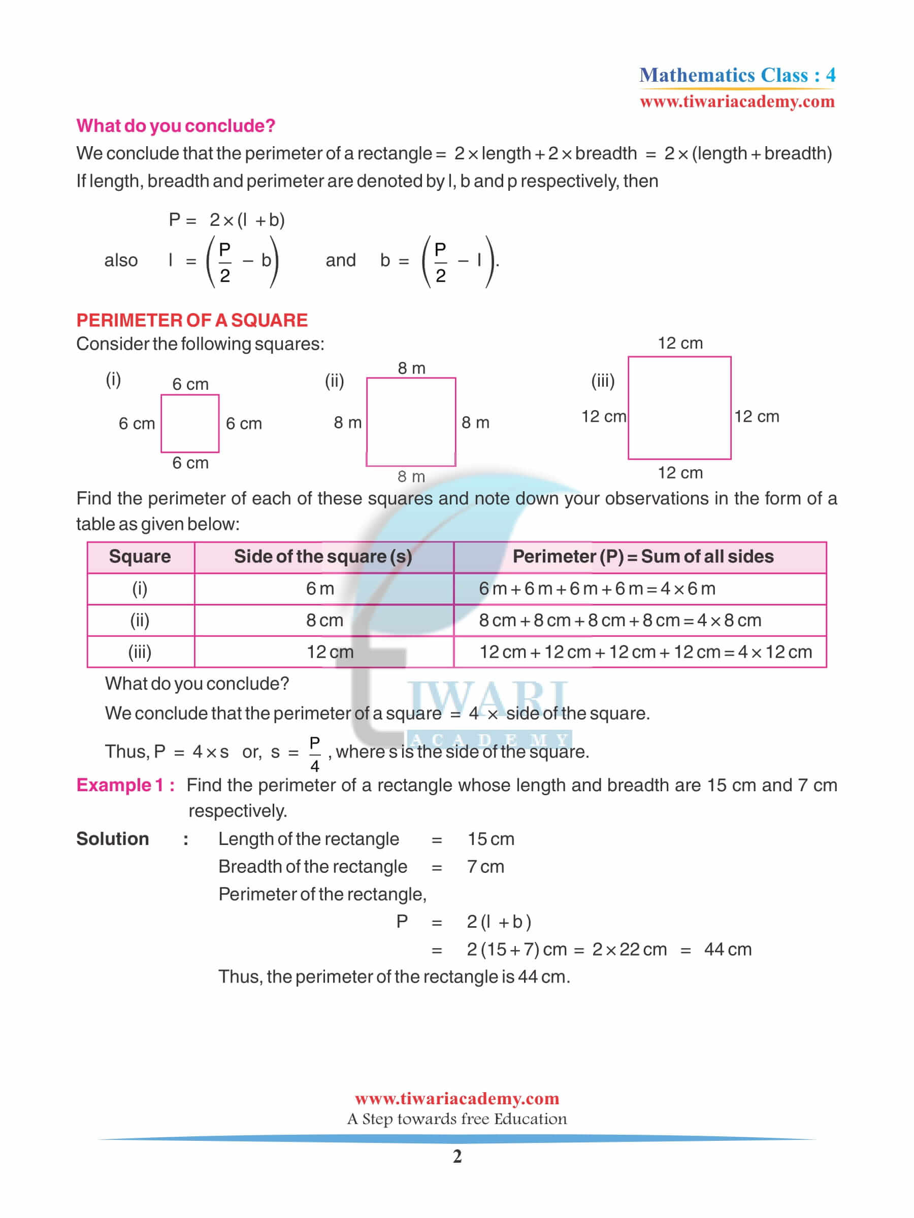 Class 4 Maths Chapter 13 Revision Question answers