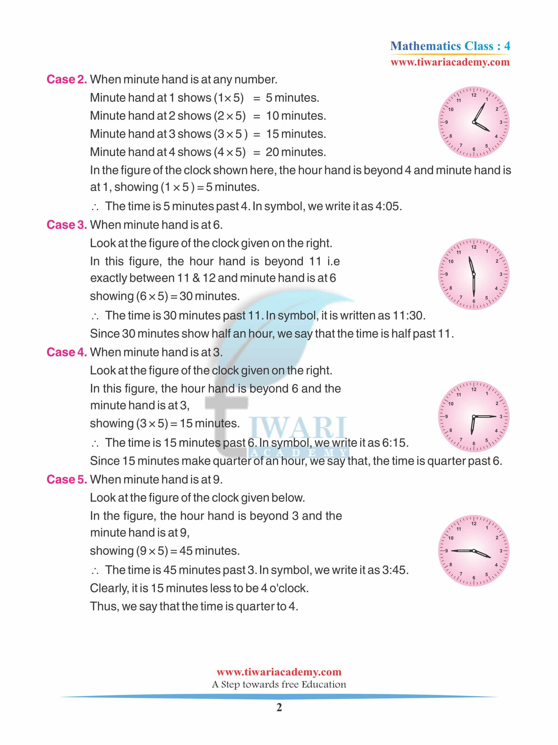 Class 4 Maths Chapter 4 Revision Question answers