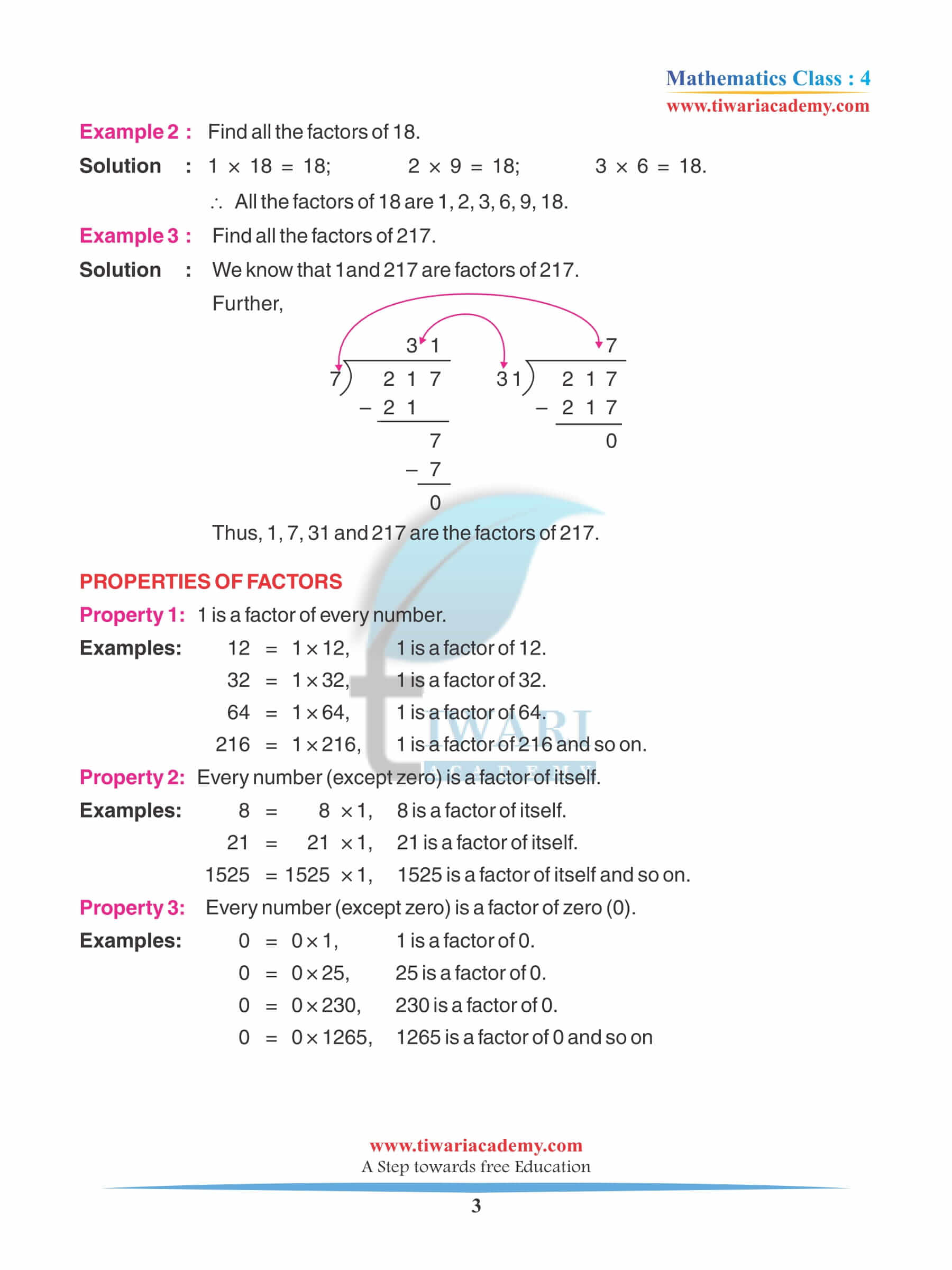 Class 4 Maths Chapter 5 Revision assignments