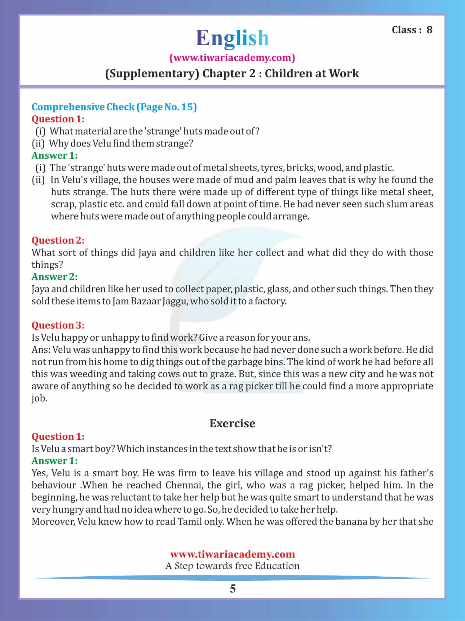 NCERT Solutions For Class 8 English Honeydew And It So Happened ncert-solutions-for-class-8-english-honeydew-and-it-so-happened